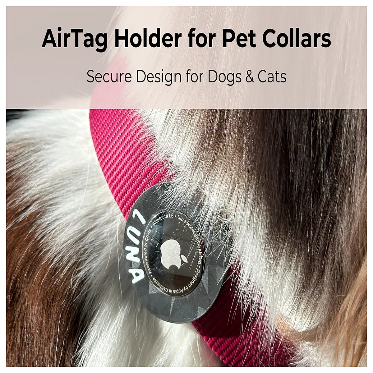 pet collar holder for dog cat gps tracker accessory silicone strap anti loss safety buckle clip