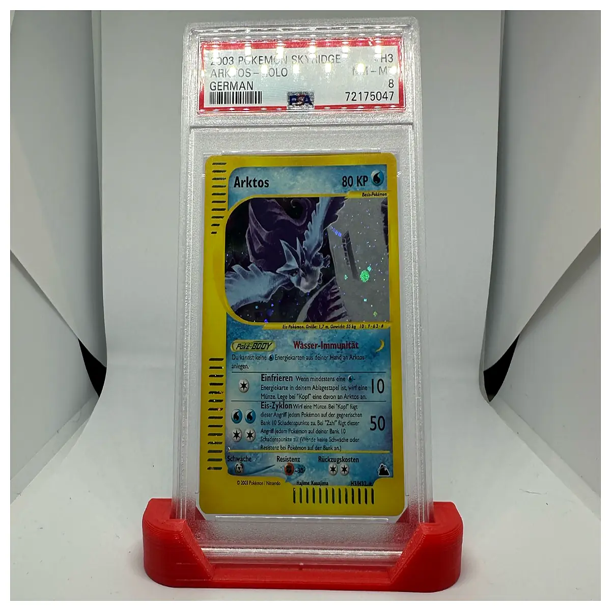 psa card case acrylic protective holder for graded slab show shelf