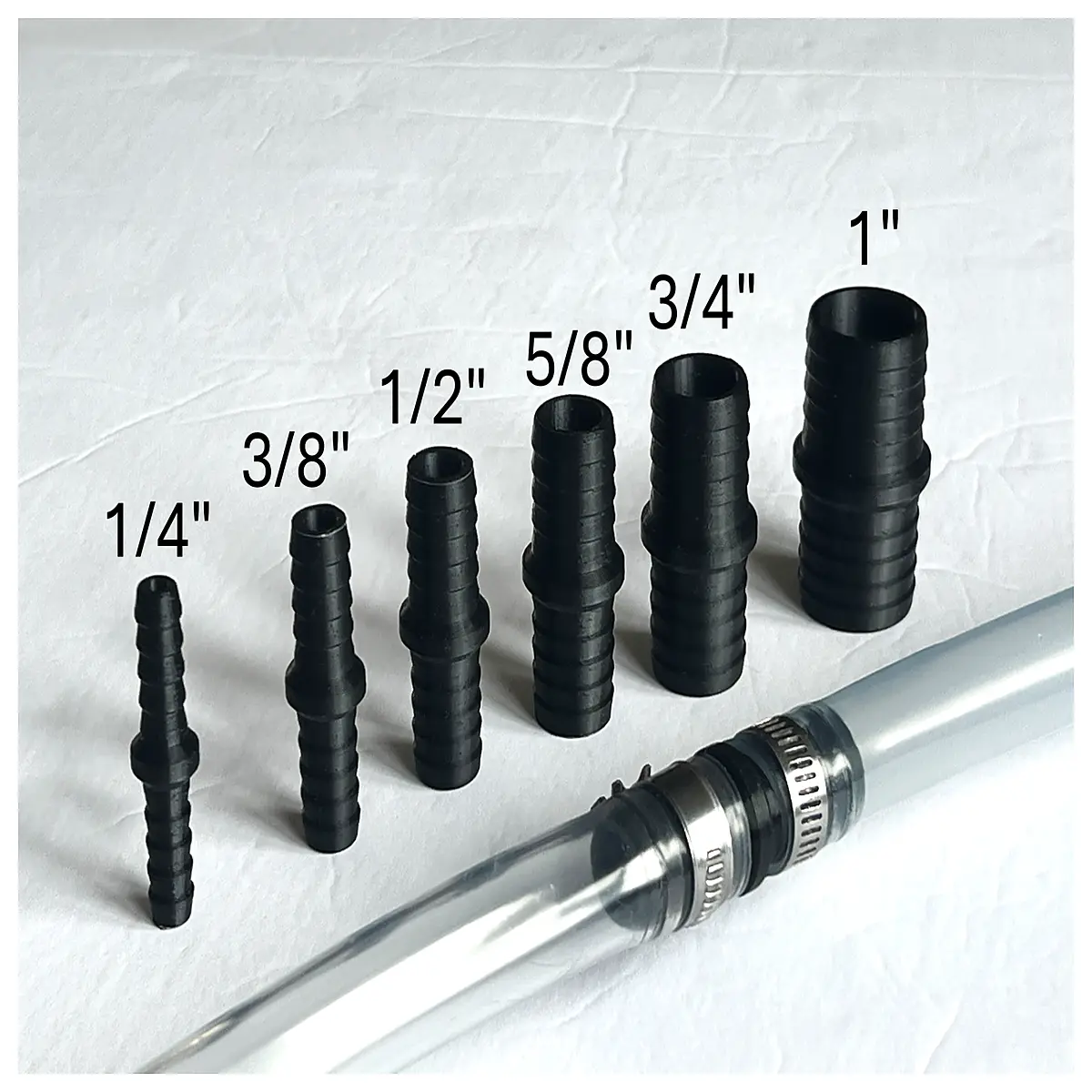 brass barb fittings for flexible tubing hose connector quick connect adapter plumbing repair parts