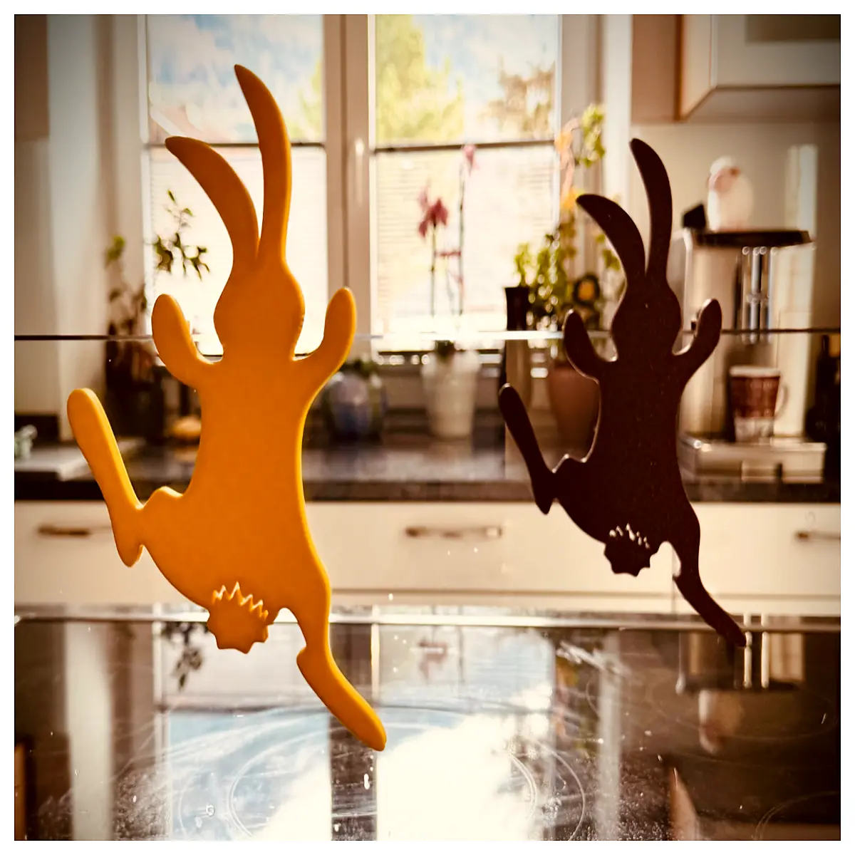 climbing bunny easter decoration garden stake outdoor spring yard lawn ornament