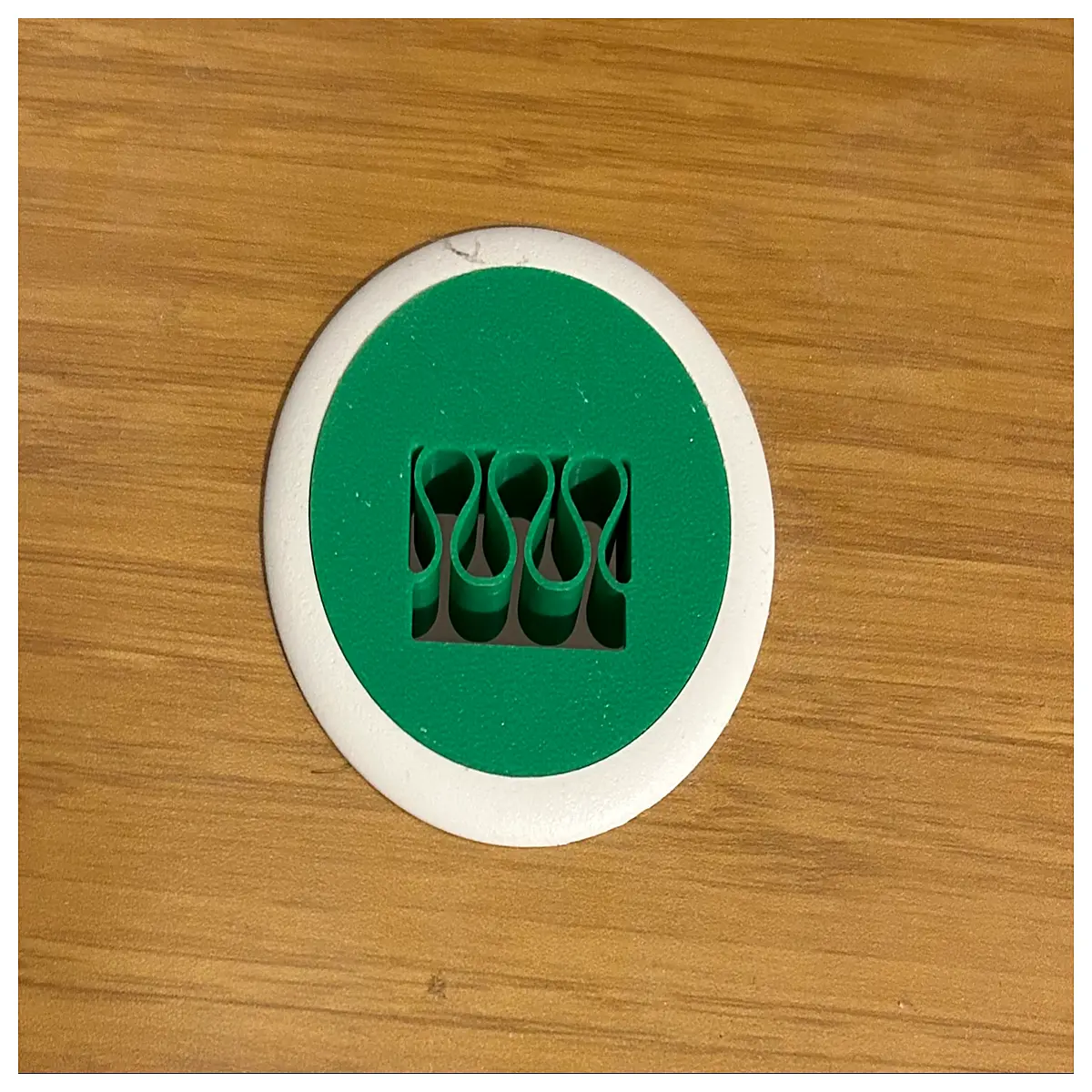 desk cable grommet for charging ports hole cover organizer pass through cord management system