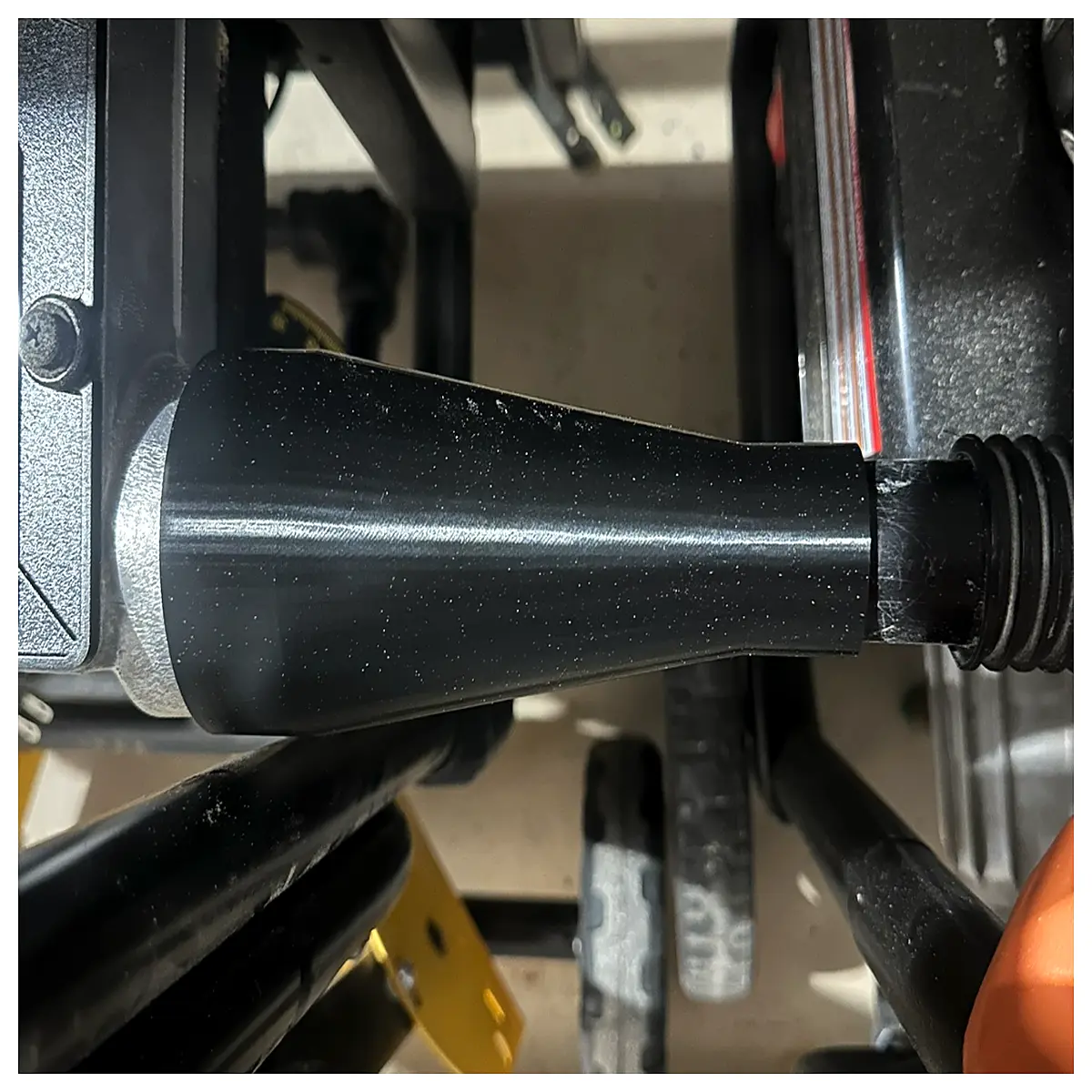 table saw collection port adapter connector hose pipe fitting tool accessory