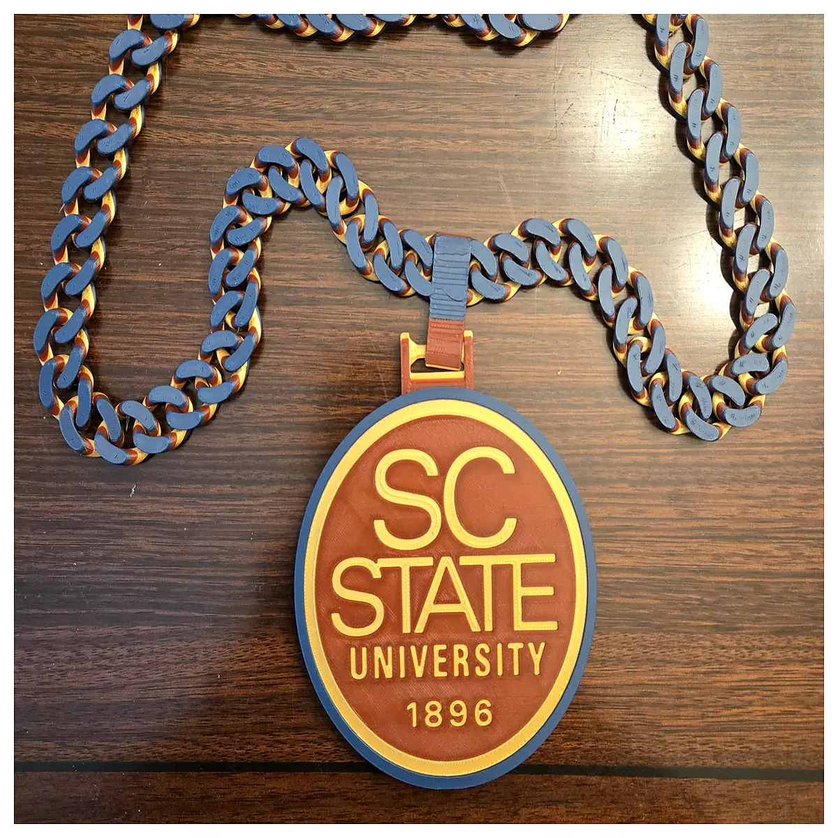 south carolina state chain necklace palmetto tree charm sc pride jewelry for women men