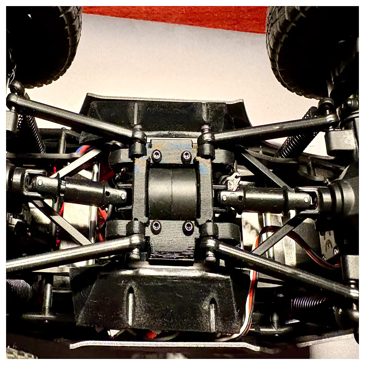 fcx24 compatible mb24 chassis base plate replacement part for rc crawler