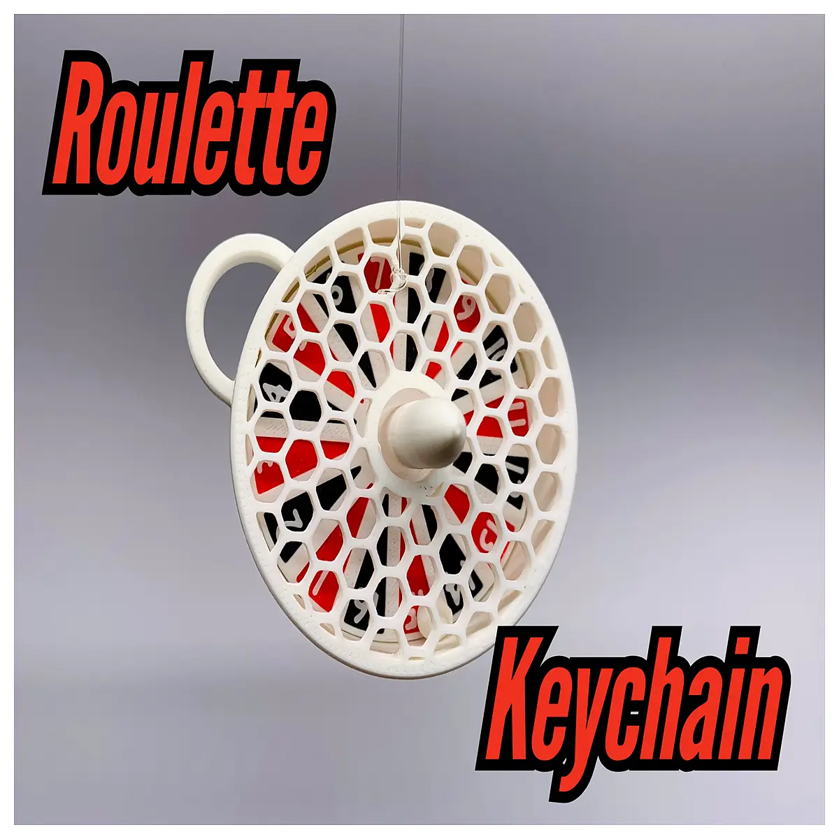 mini roulette keychain fidget toy stress relief spin wheel for men women