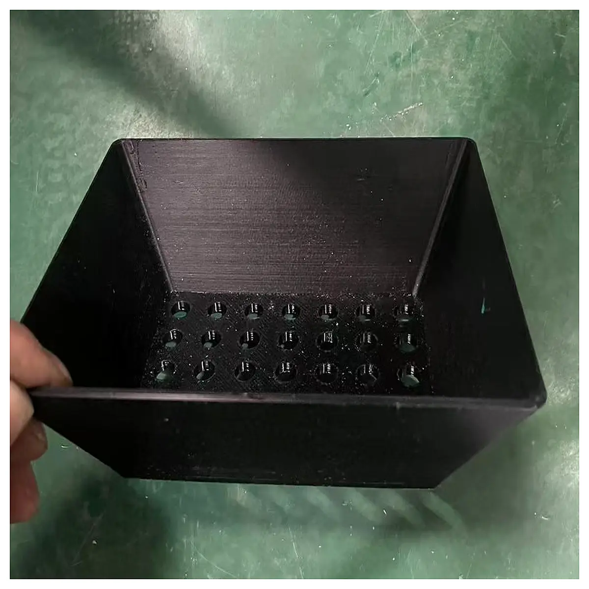 magnetic parts organizer box with compartments for screws bolts nuts washers small hardware storage bin