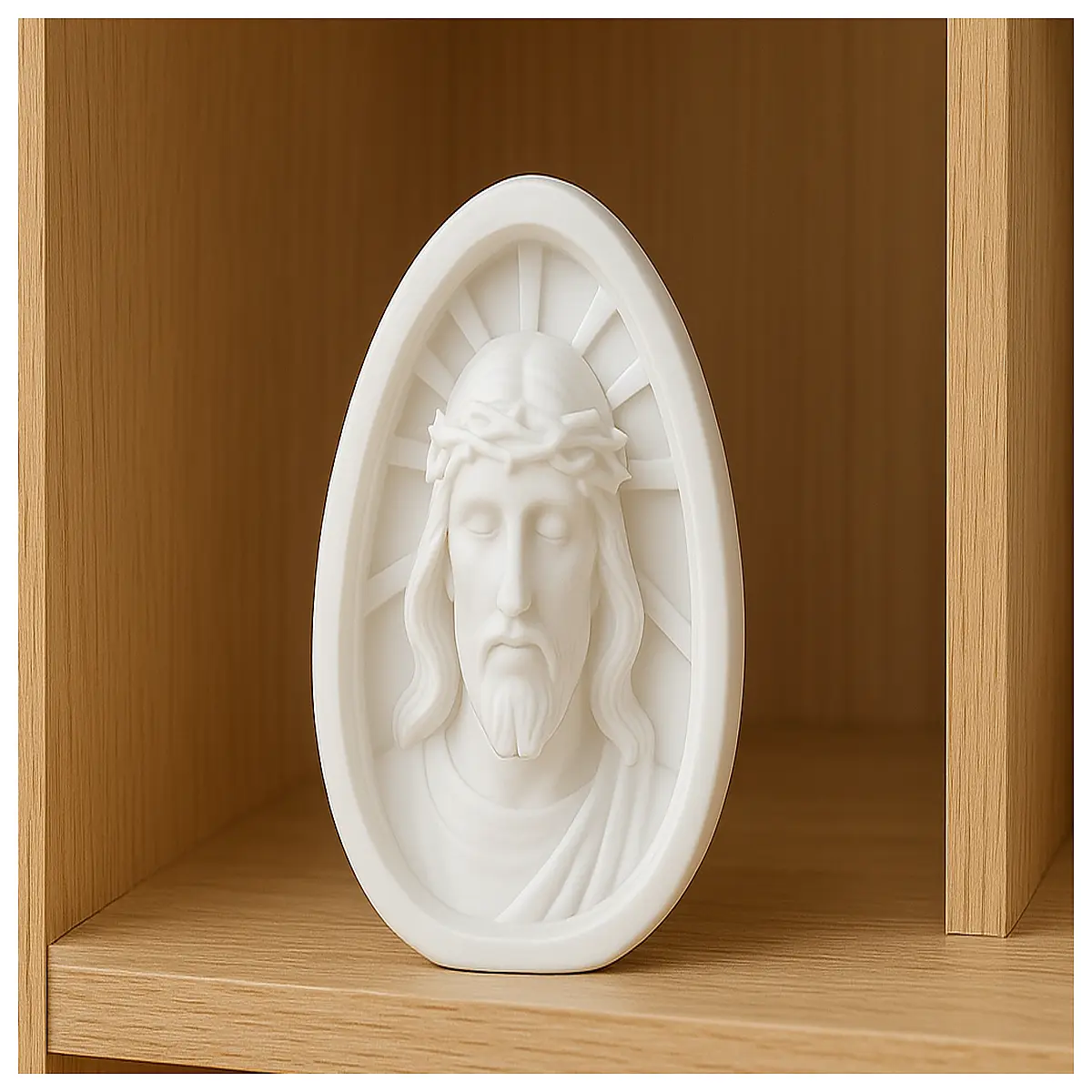 resurrection jesus printed religious statue christian home decor holy sculpture gift