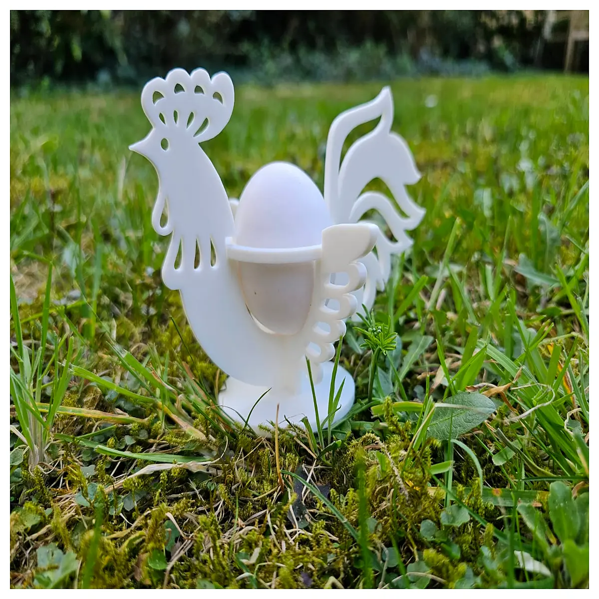 chicken egg holder for easter table decor festive spring breakfast organizer