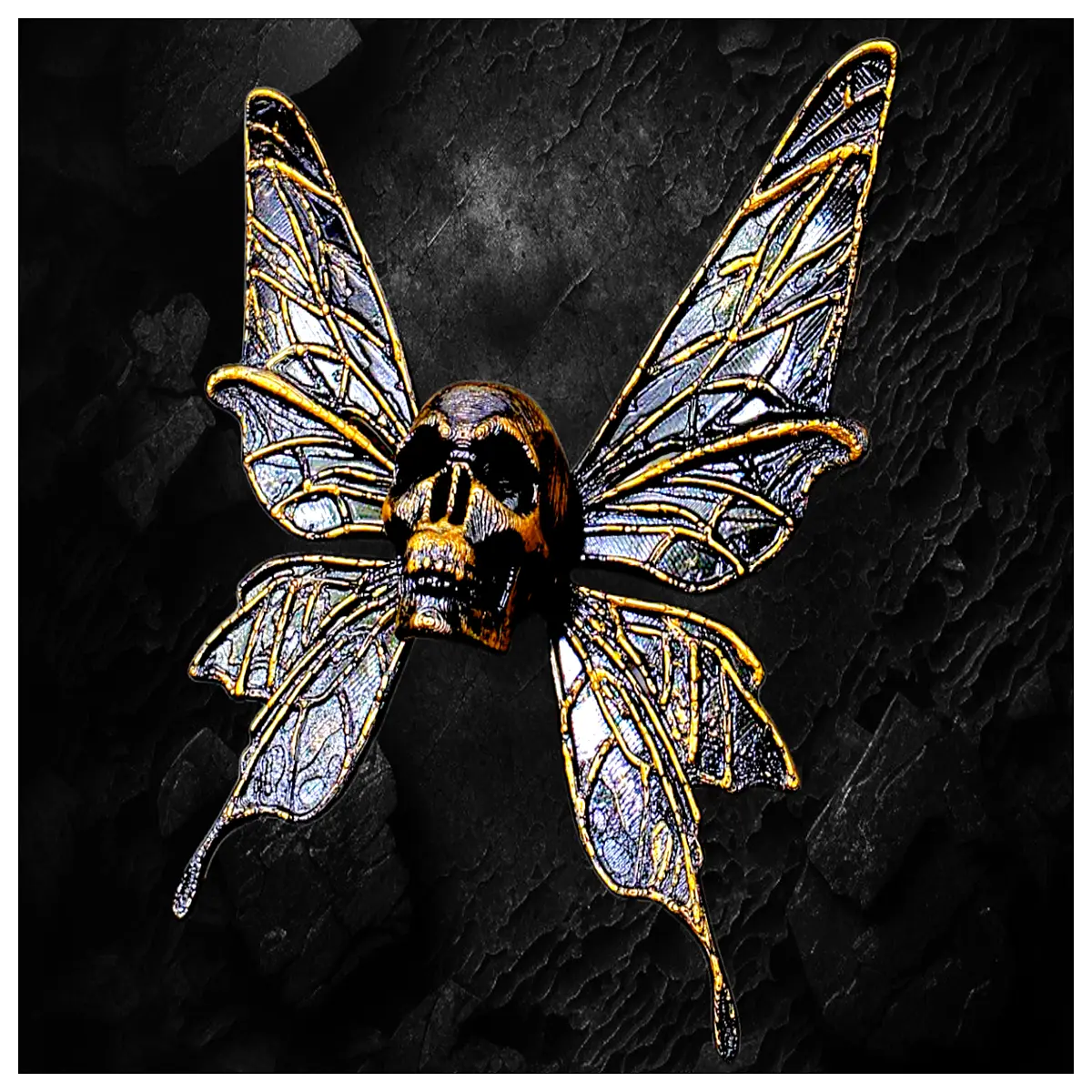 gothic fairy skeleton prop mythical creature figure dark fantasy art collectible halloween decoration accessory