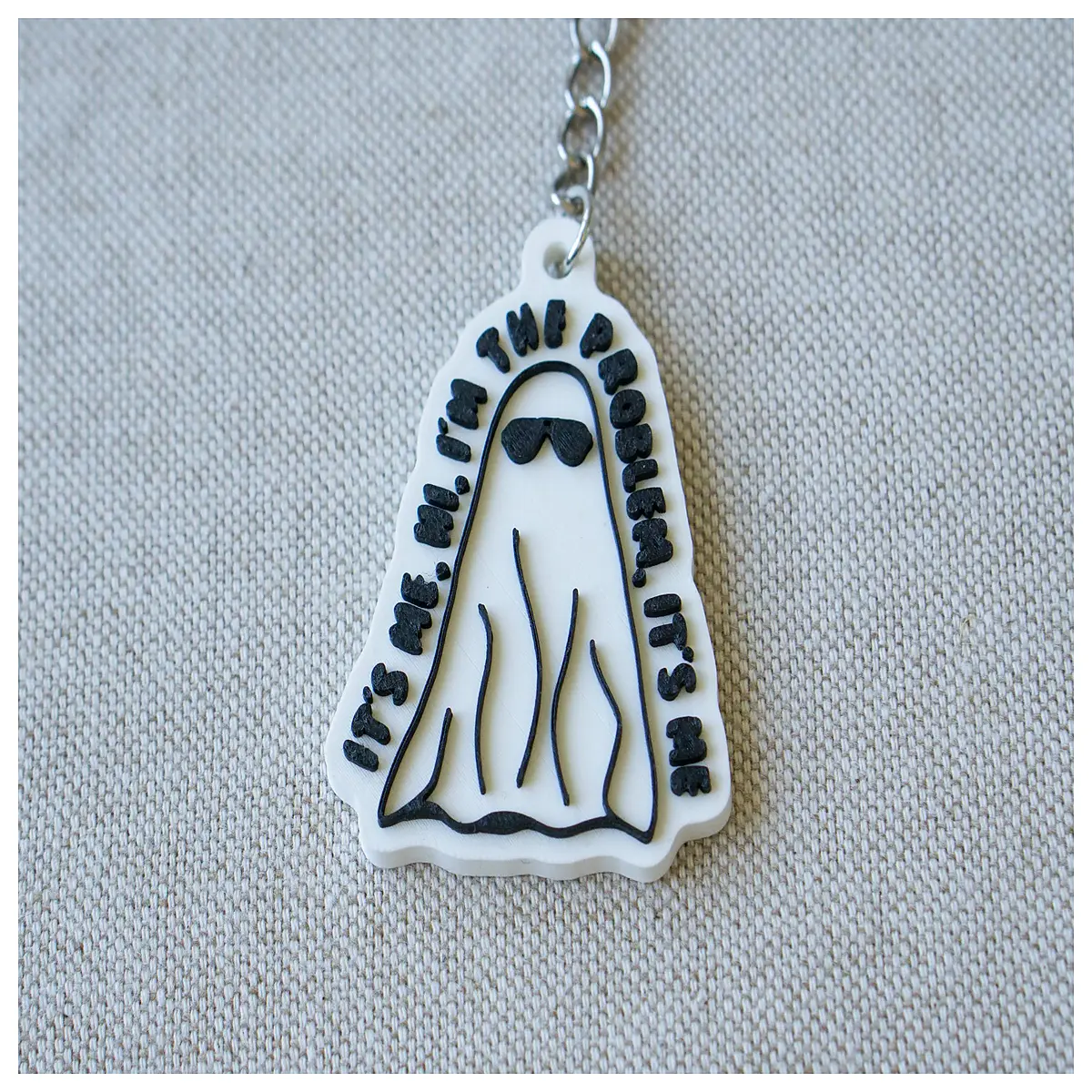 anti hero keychain ghost merchandise merch vinyl charm gift