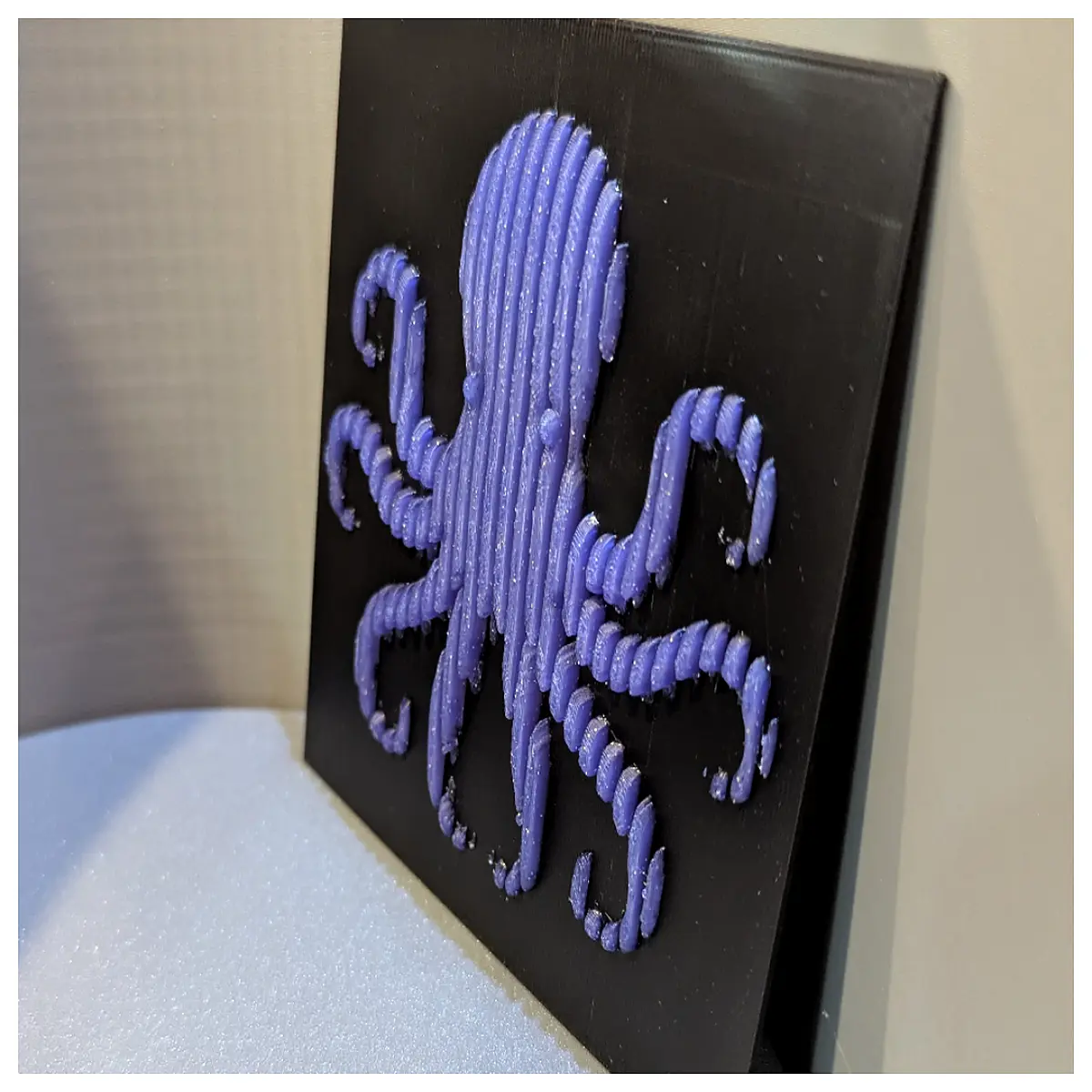 layered octopus wall art sculpture modern marine decor nautical home decoration ocean themed accent piece