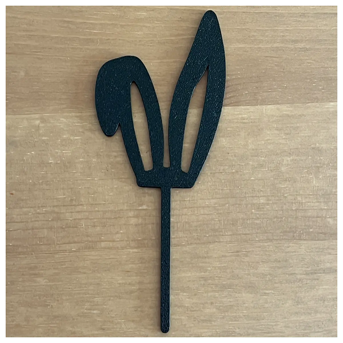cute bunny ears cake topper for birthday party edible sugar paste rabbit ear decorations fondant baking supplies