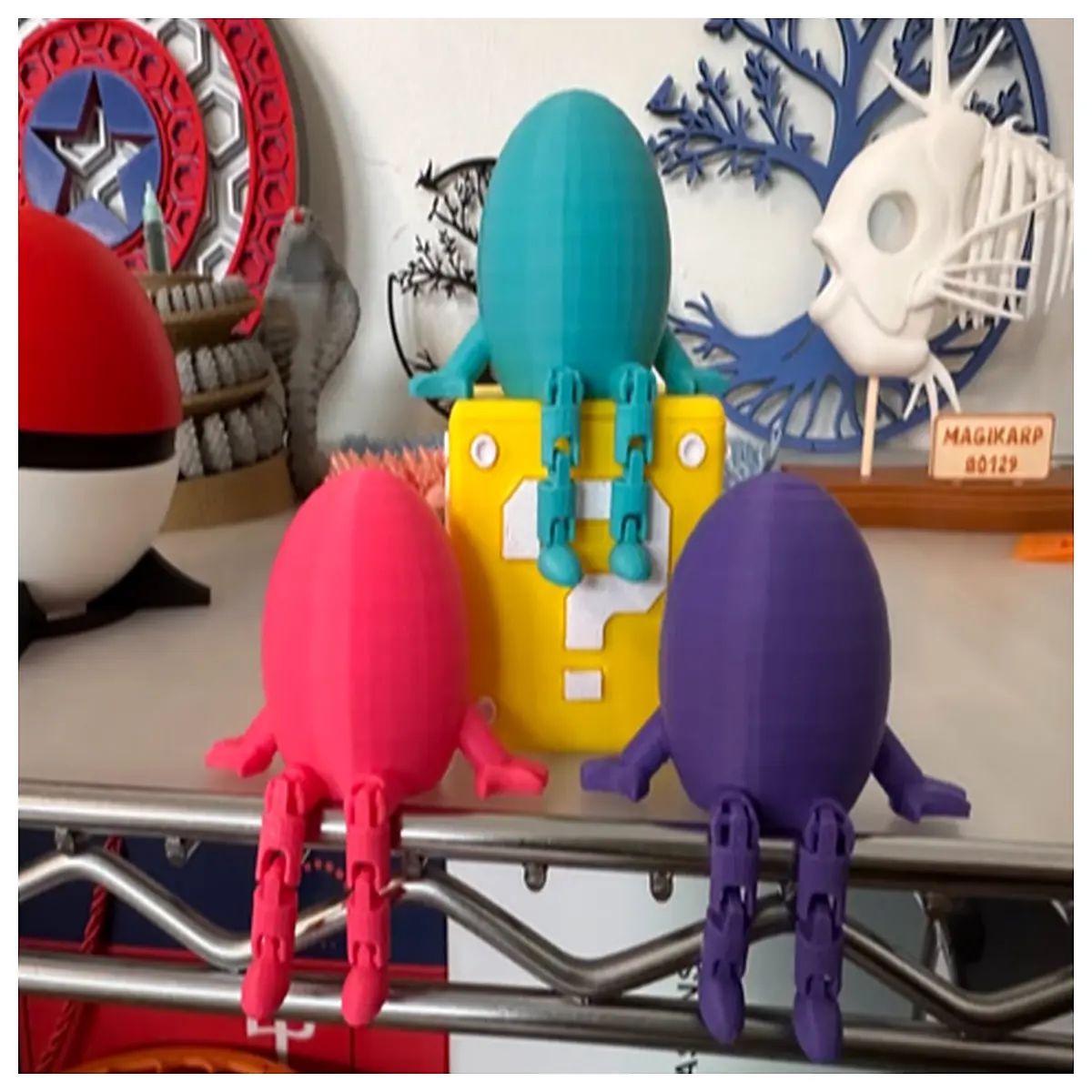 cute bunny leg easter eggs plastic decoration spring holiday party favors