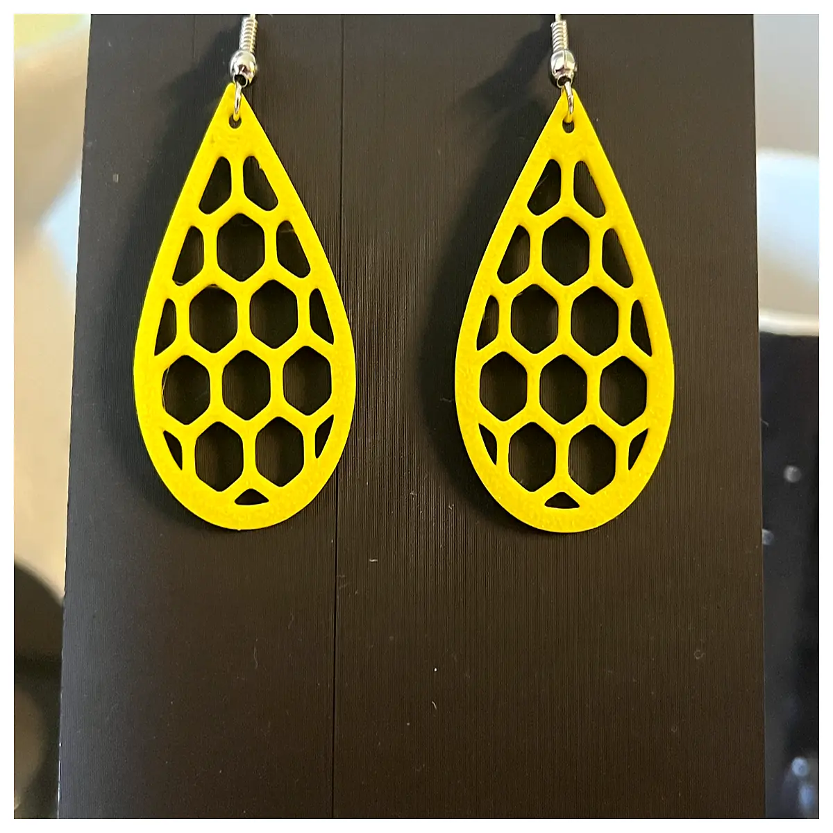 honeycomb stud earrings gold silver geometric honeycomb drop dangle jewelry for women
