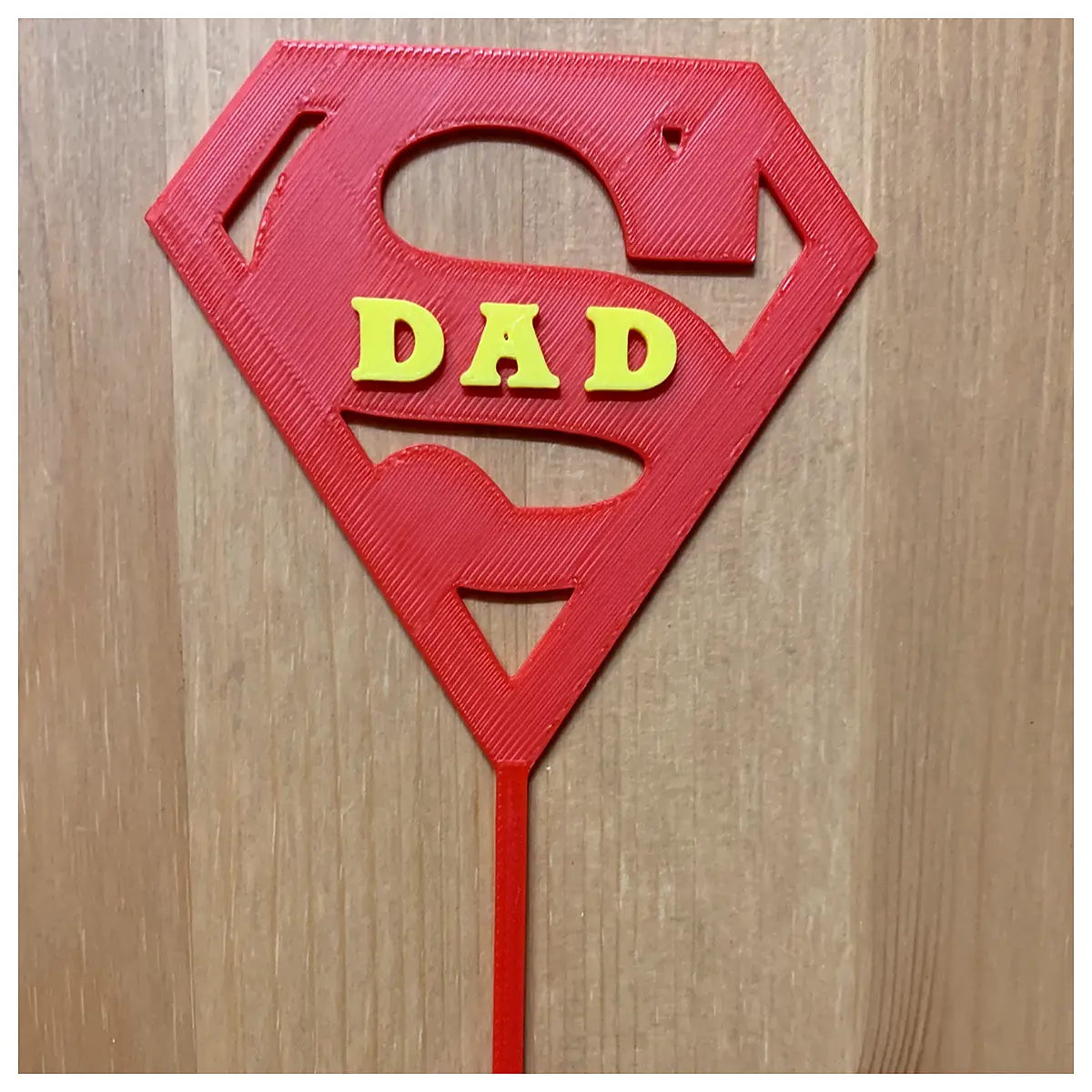super dad birthday cake topper diy fondant figures baby shower decorations party favors