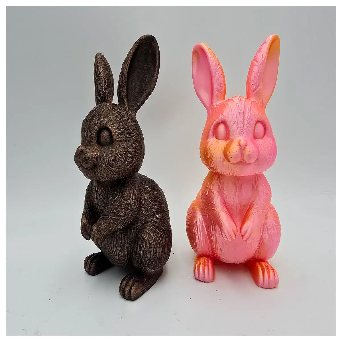standing rabbit plush toy for kids cute bunny doll sitting upright soft stuffed animal gift