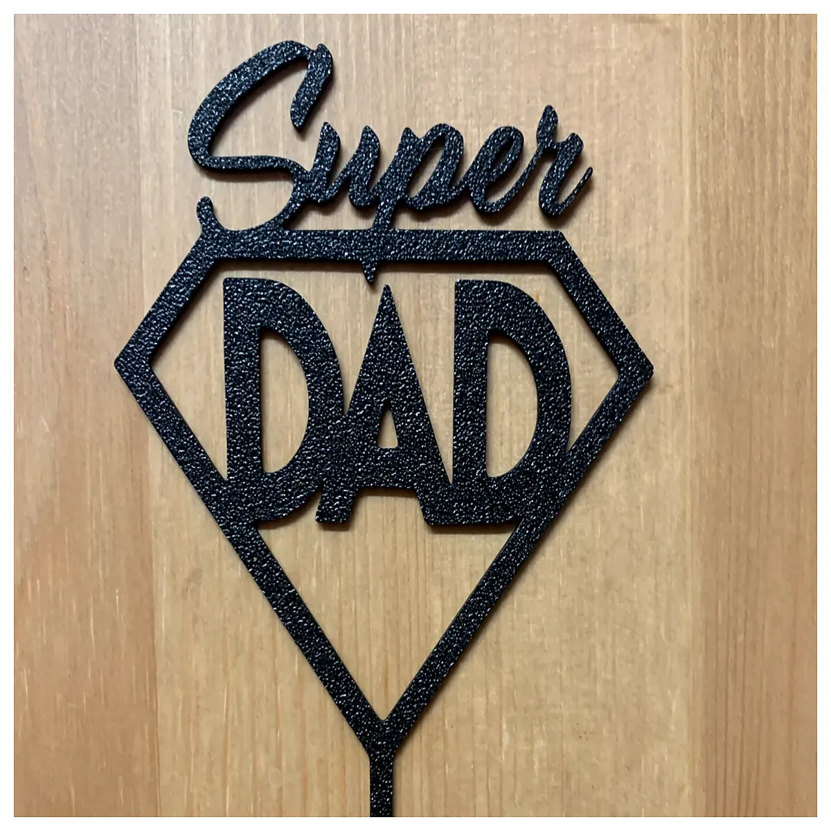 funny dad cake topper with mustache for father s day birthday party decorations