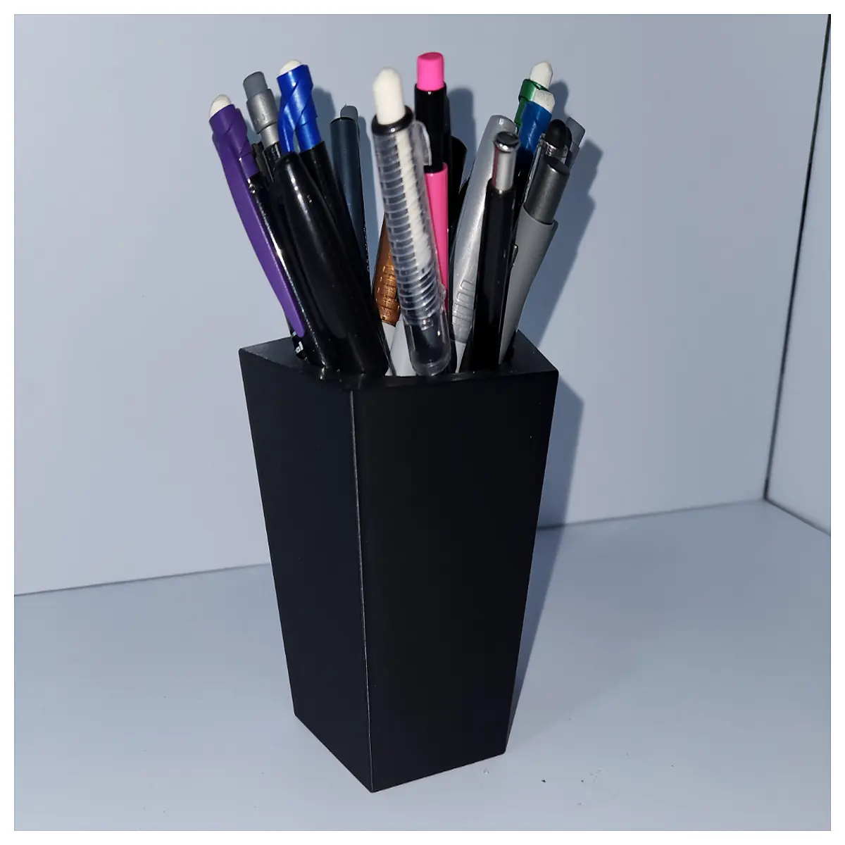 minimalist pencil cup desk organizer for home office sleek pen holder storage