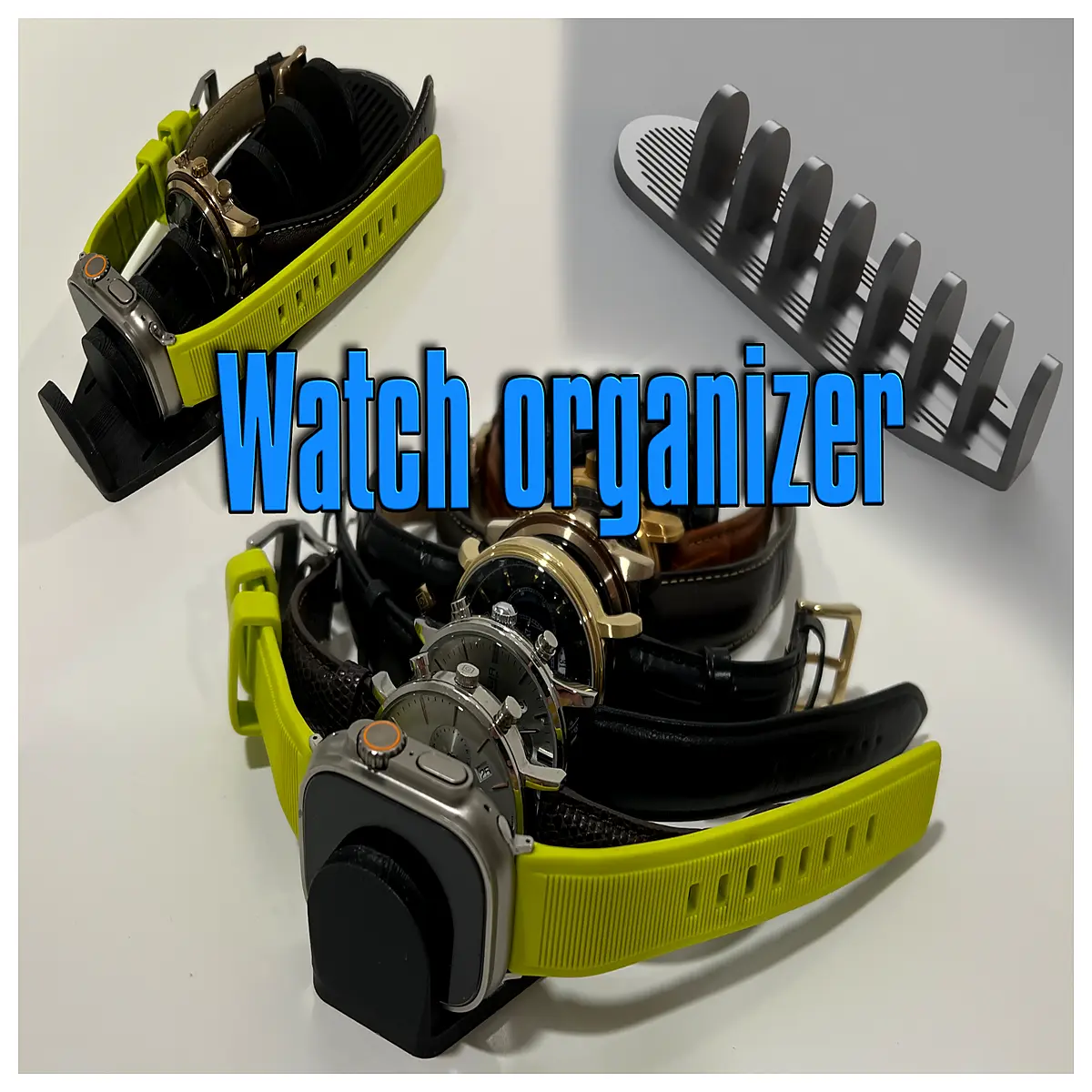 watch winder box organizer for men women automatic rotator storage case with glass lid