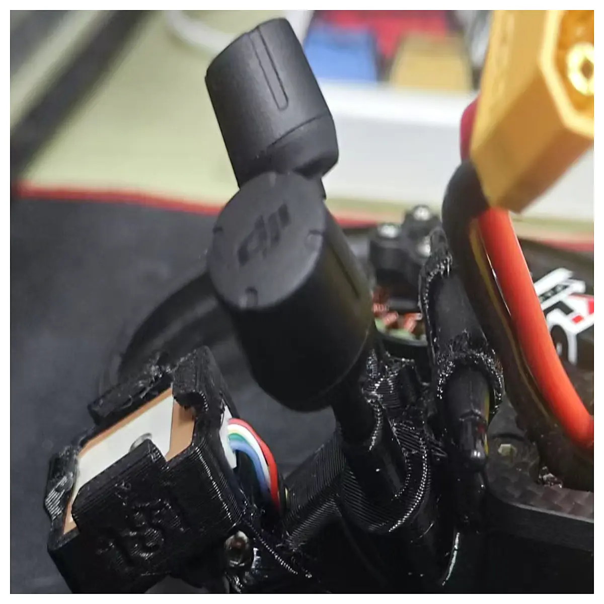 speebybee35 o4pro antenna rear seat mount bracket for fpv drone racing setup