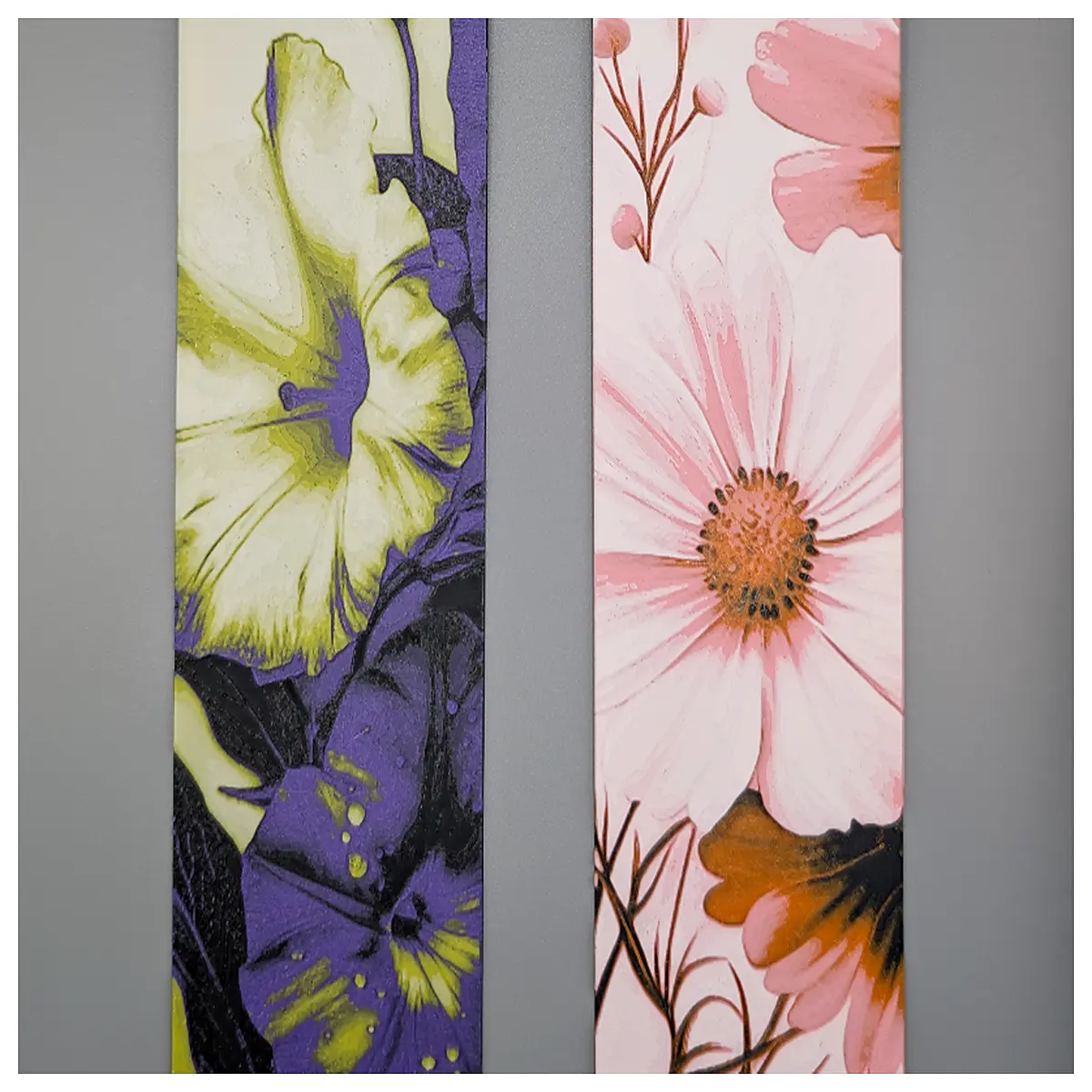 october birthday flower universe bookmark aesthetic literary students reading accessories floral design