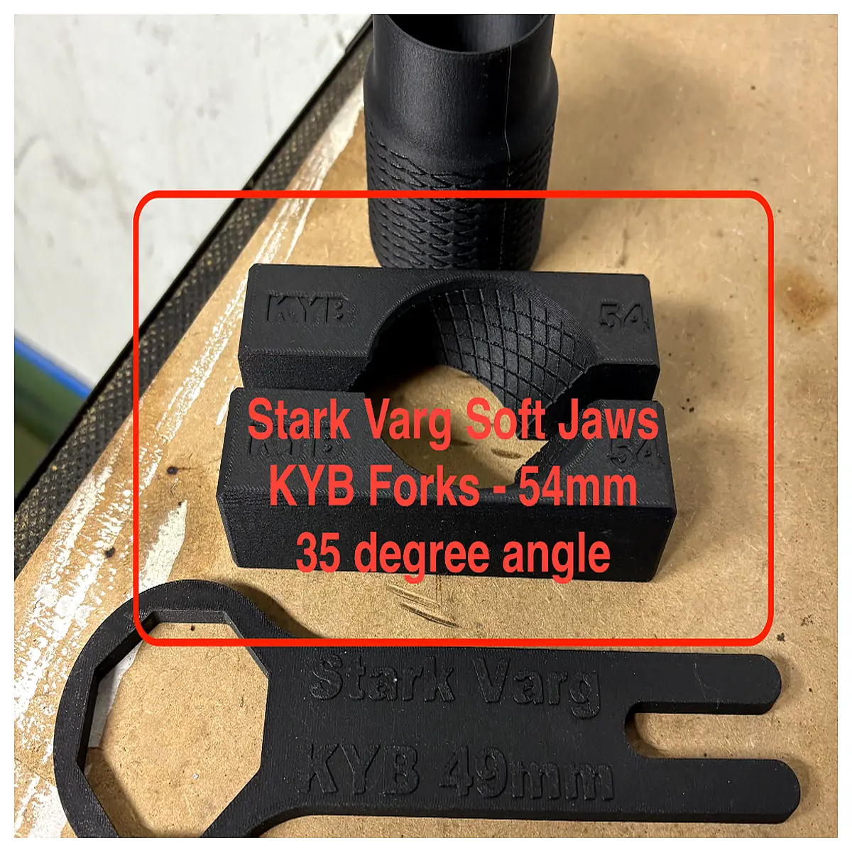stark varg soft 54mm 35 degree angle chucking accessories for precision machining