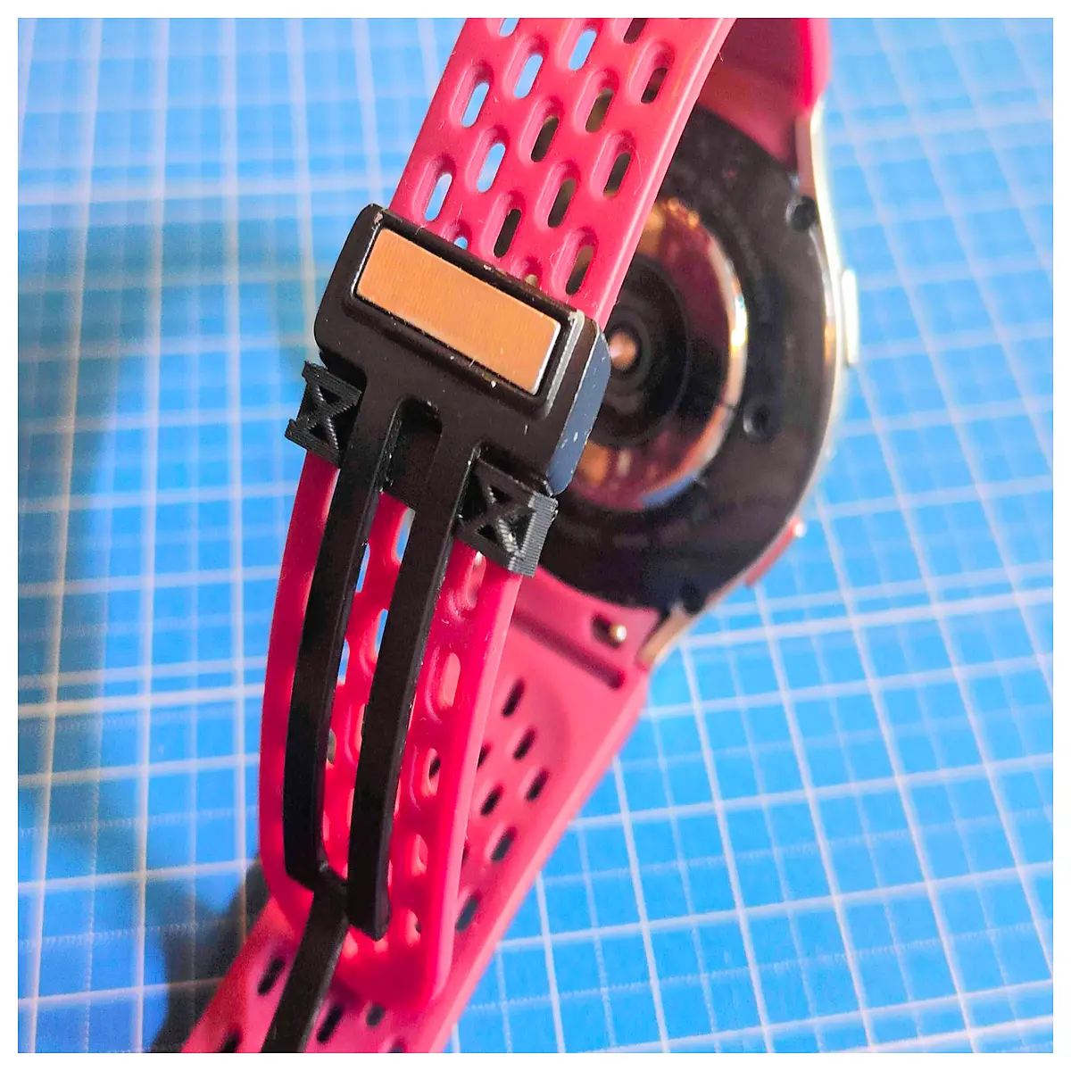 silicone watch band anti slip grip pads replacement accessories for smartwatch straps