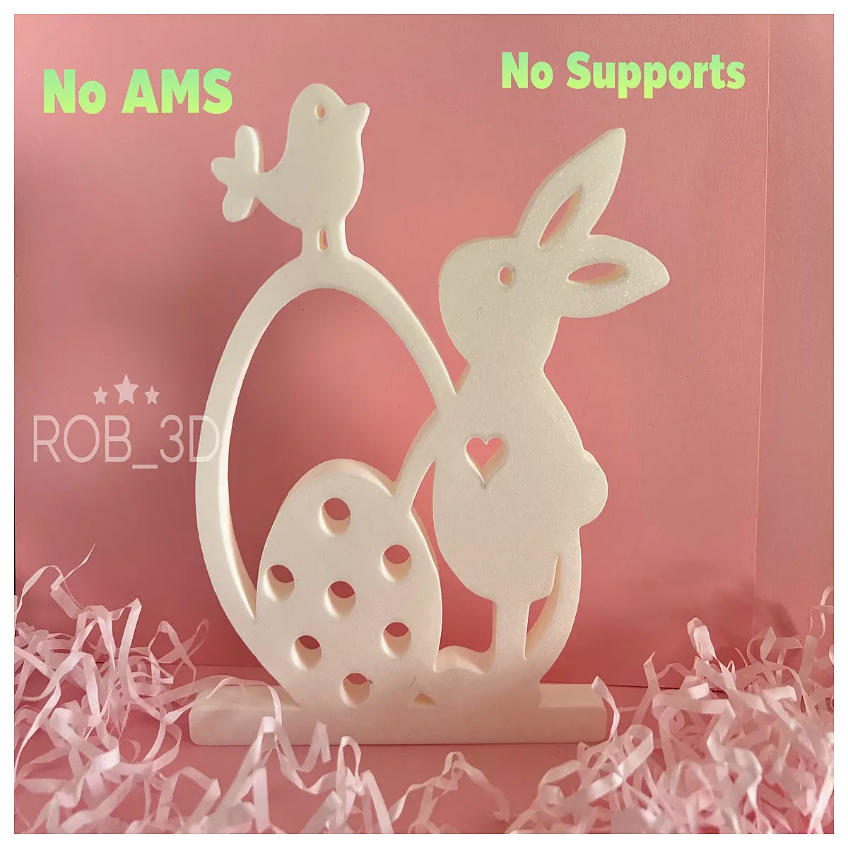 cute bunny bird spring easter home decor wall hanging table centerpiece party supplies