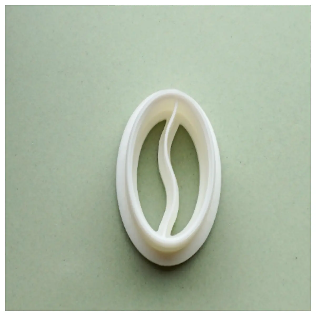coffee bean shaped polymer clay cutter cookie stamp jewelry making tools for earrings necklace pendants diy resin accessories