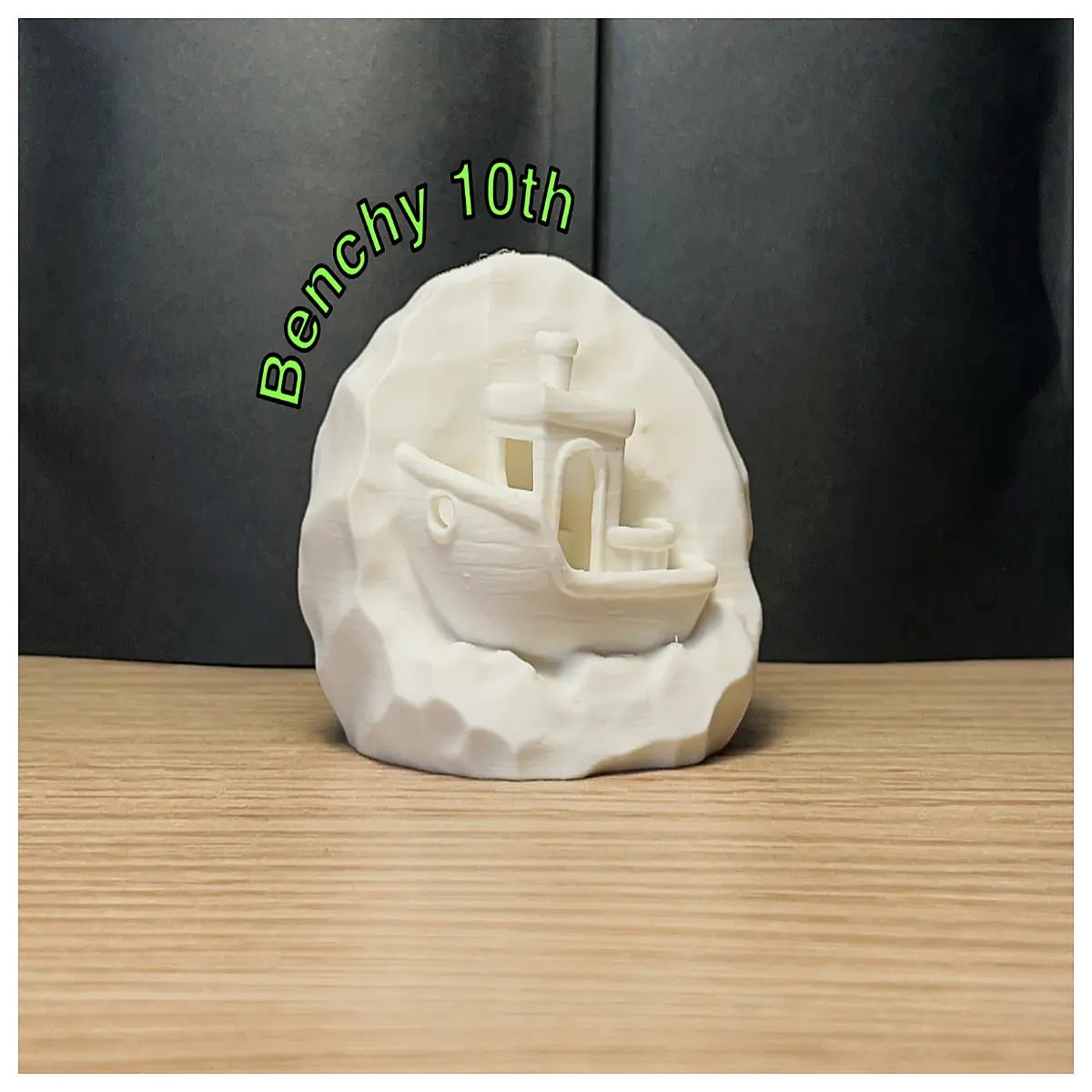 benchy stone commemorative edition 10th anniversary collectible statue limited run