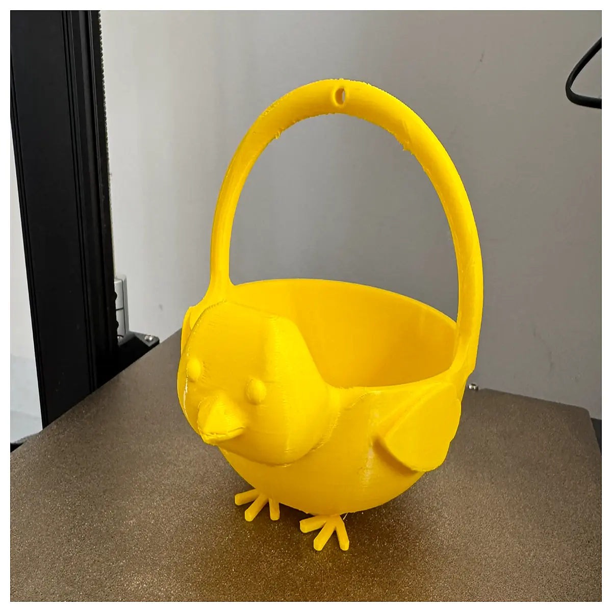 cute easter chick basket gift box for kids spring holiday party favors