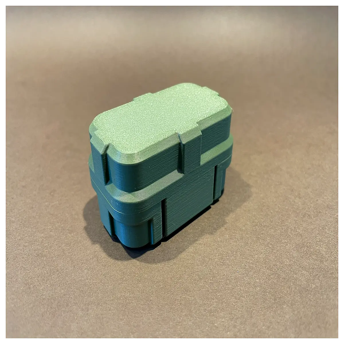 compact durable storage box with integrated printer filament spool holder organizer for small parts