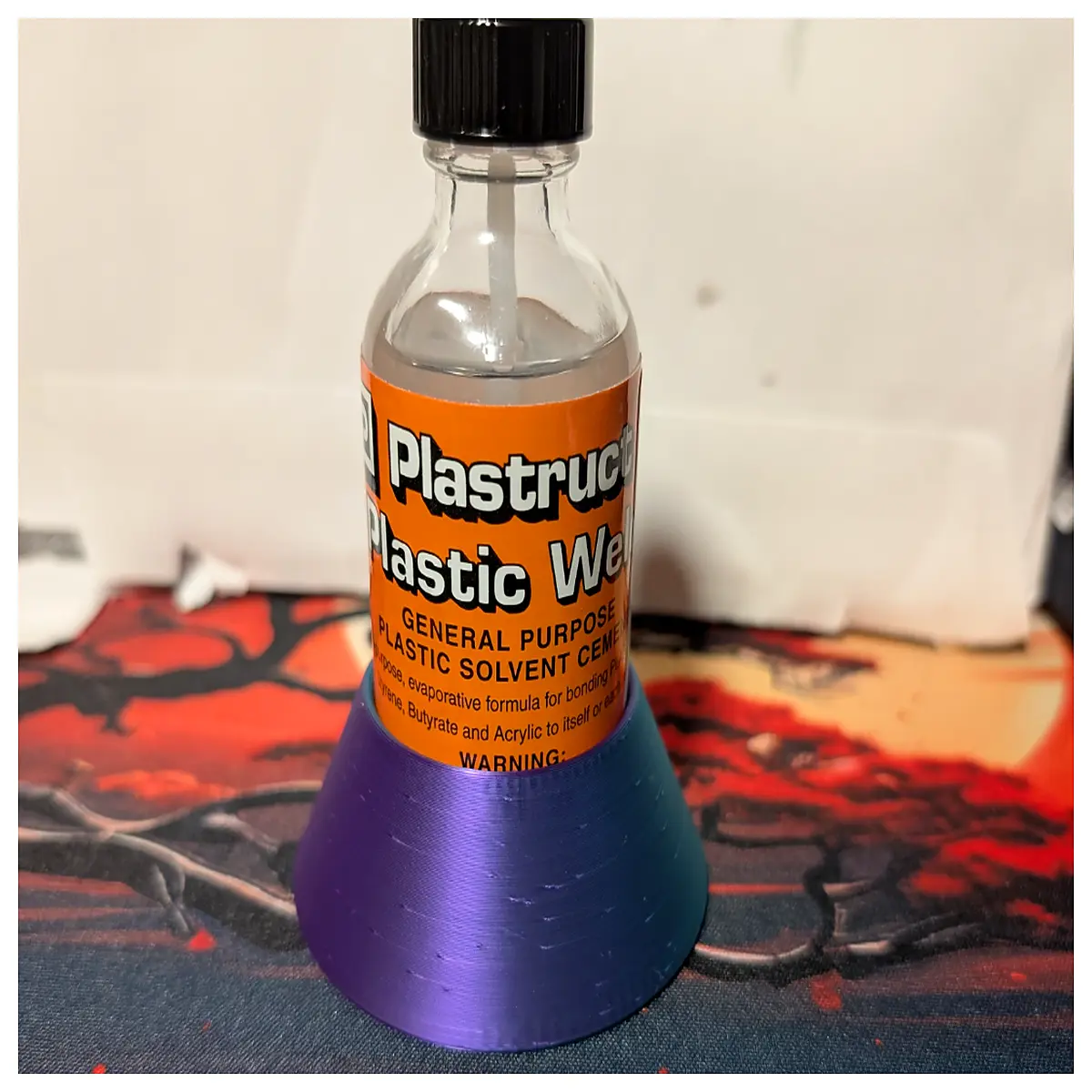 plastruct 2 oz bottle stabilizer base duty for lab science experiments