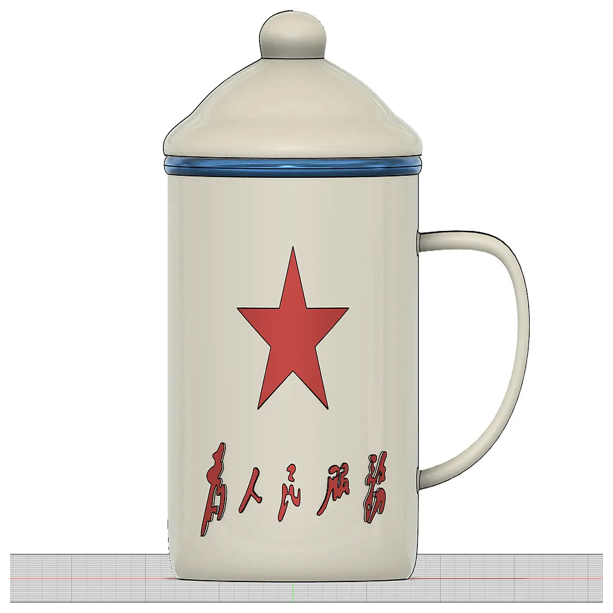 retro enamel mug vintage propaganda art coffee cup for service slogan ironware camping travel gift