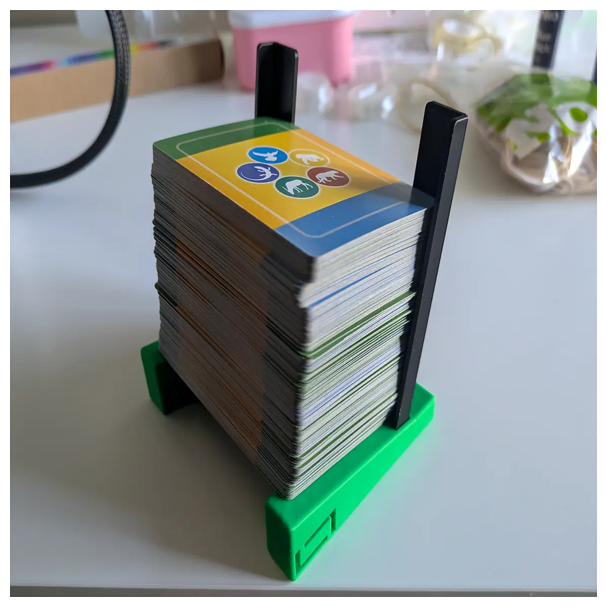 foldable card holder for trading cards binder storage organizer rack