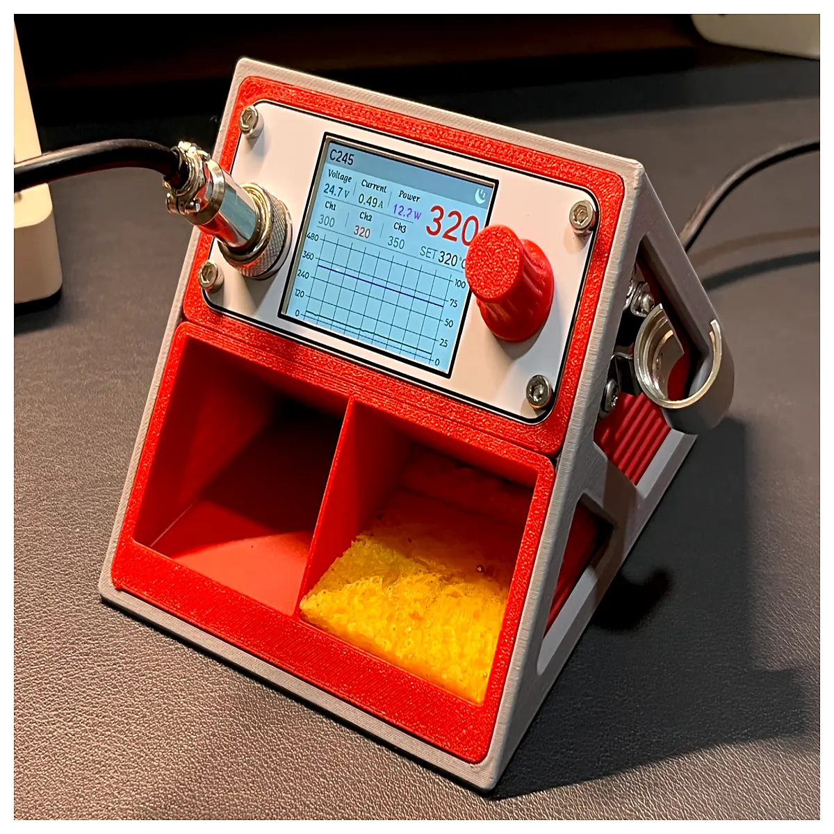 c245 210 t12 soldering station housing case v20 replacement shell for generic iron tip repair parts