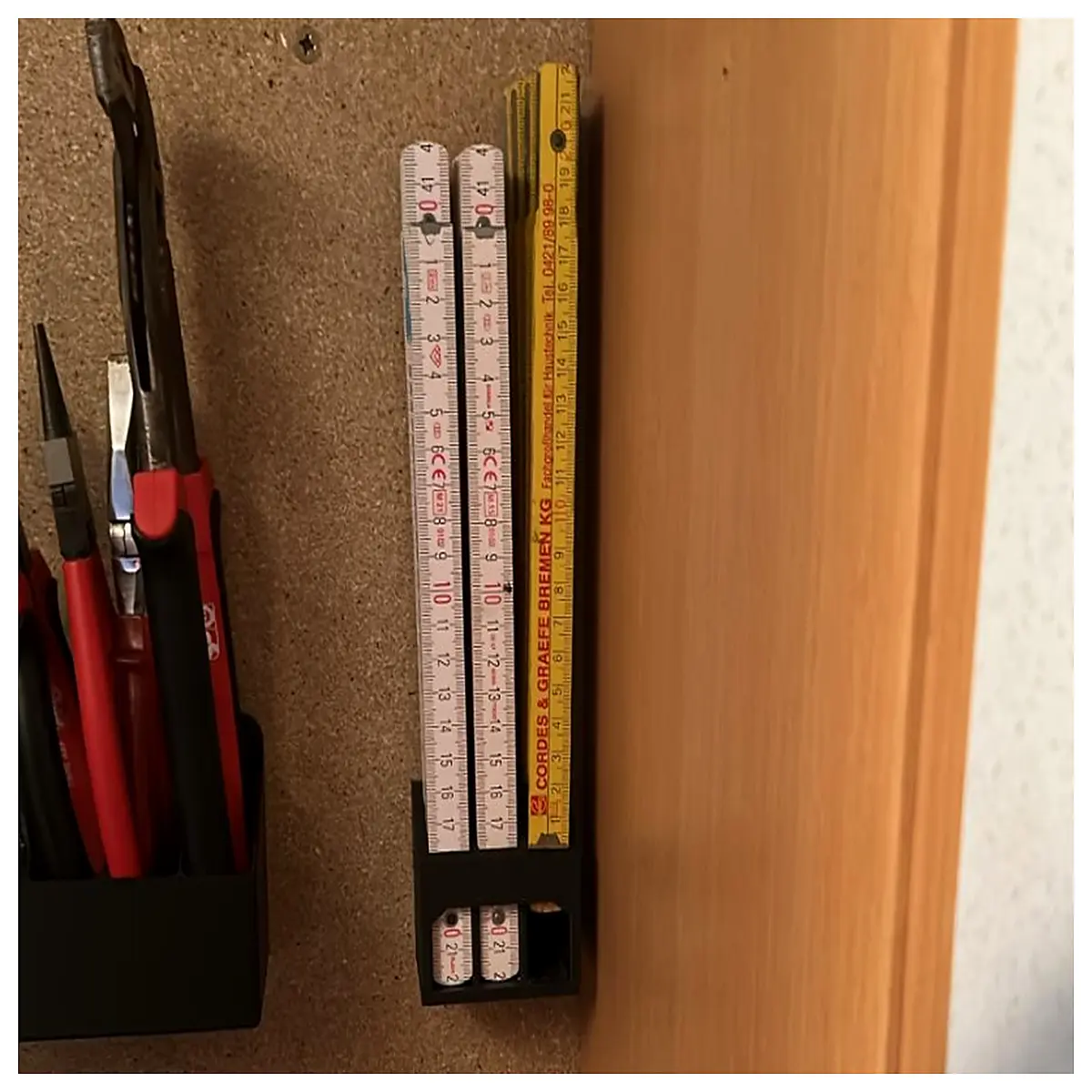 magnetic tape measure holder wall mount for carpenter tools belt clip organizer