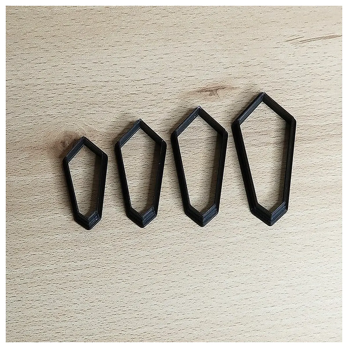 long rectangular shape cookie cutter stainless steel baking tools for fondant sugarcraft pastry
