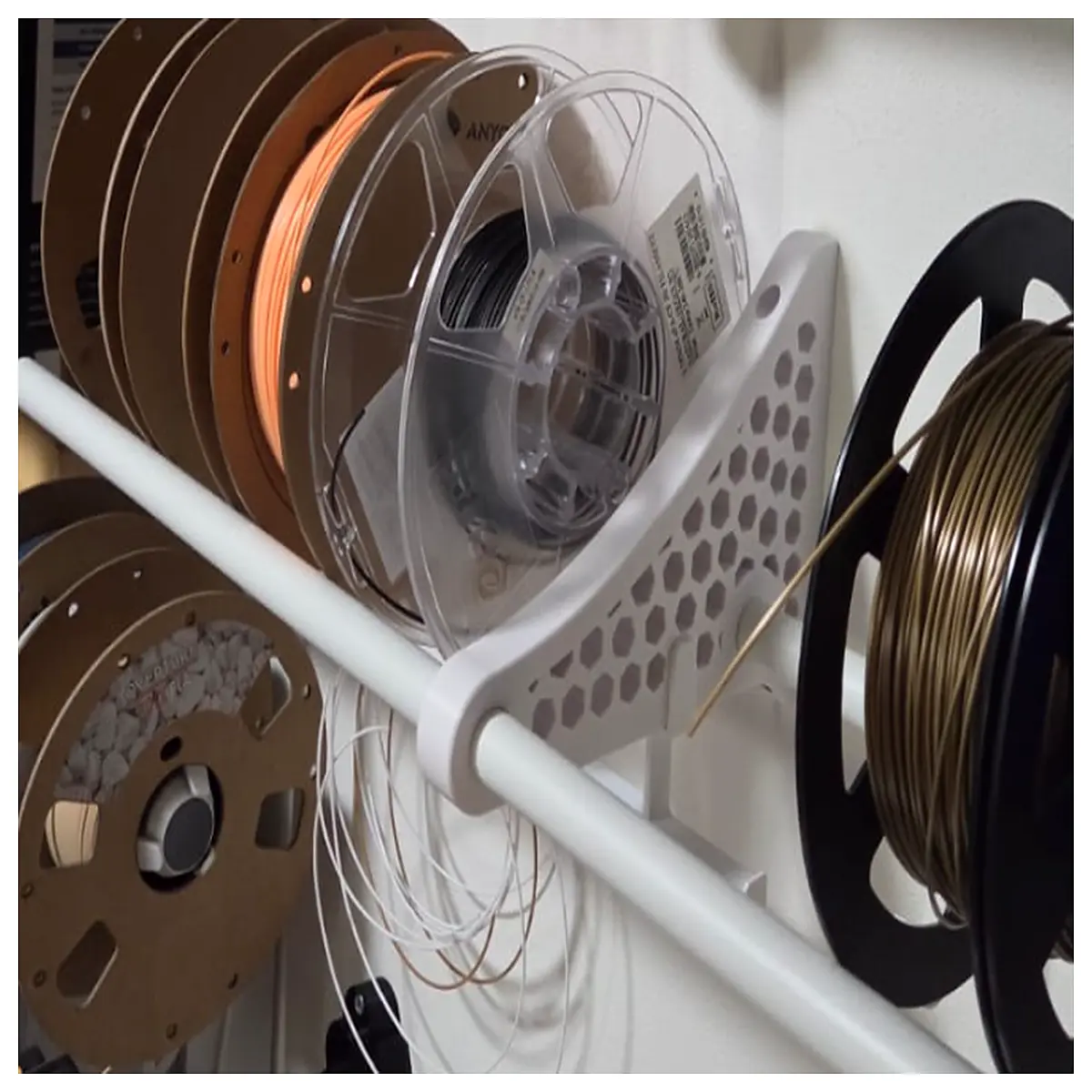 spool holder for sewing machine thread organizer rack storage