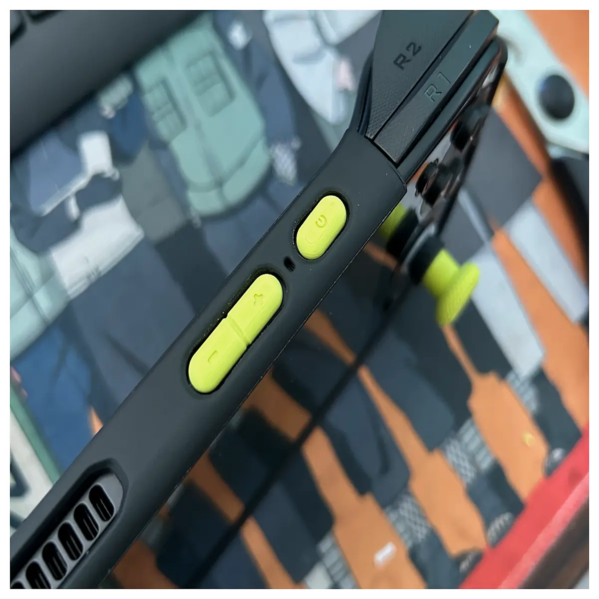 odin 2 case button covers silicone protector caps replacement parts for gaming controller shell accessories repair