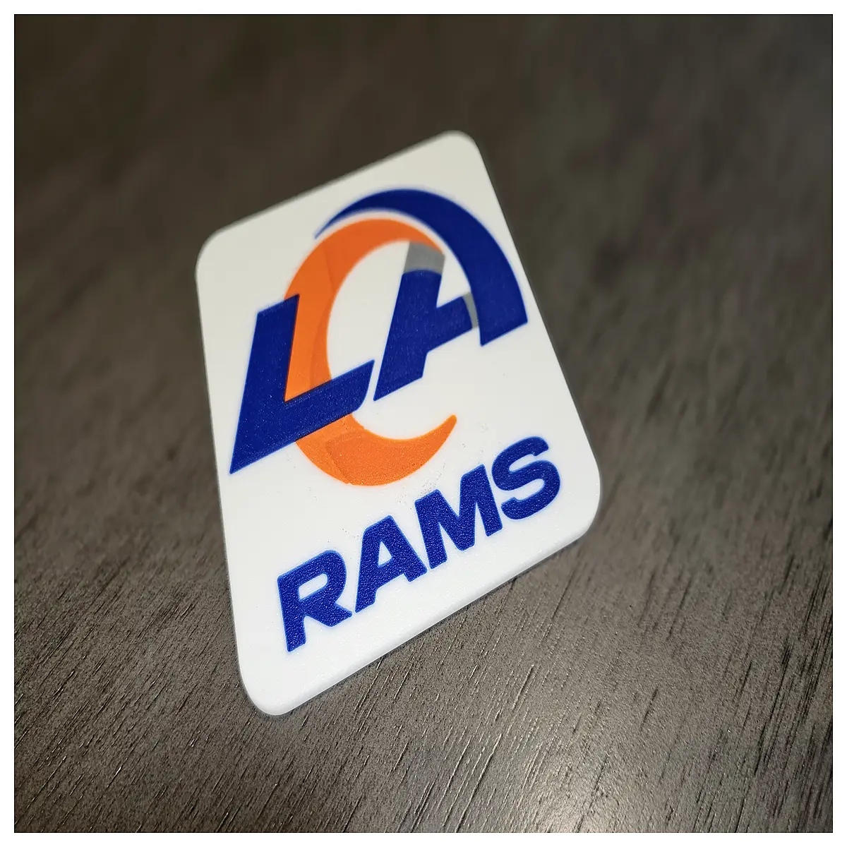 los angeles rams square coasters set team drink mats for game day party decor