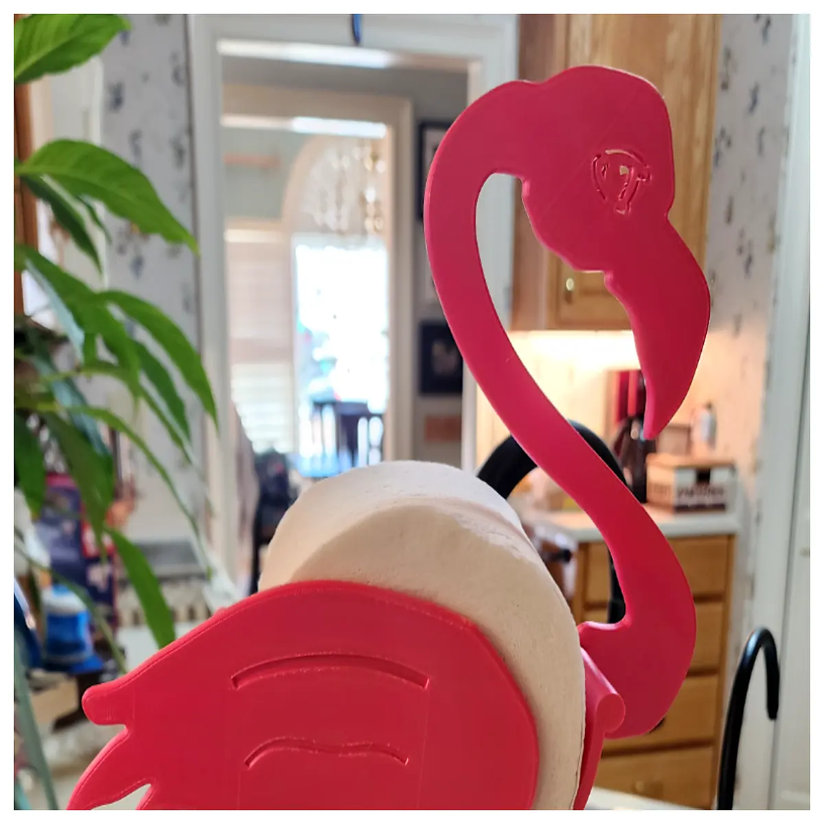 cute flamingo toilet paper holder bathroom decor pink flamingo tissue roll dispenser wall mounted or freestanding novelty gift