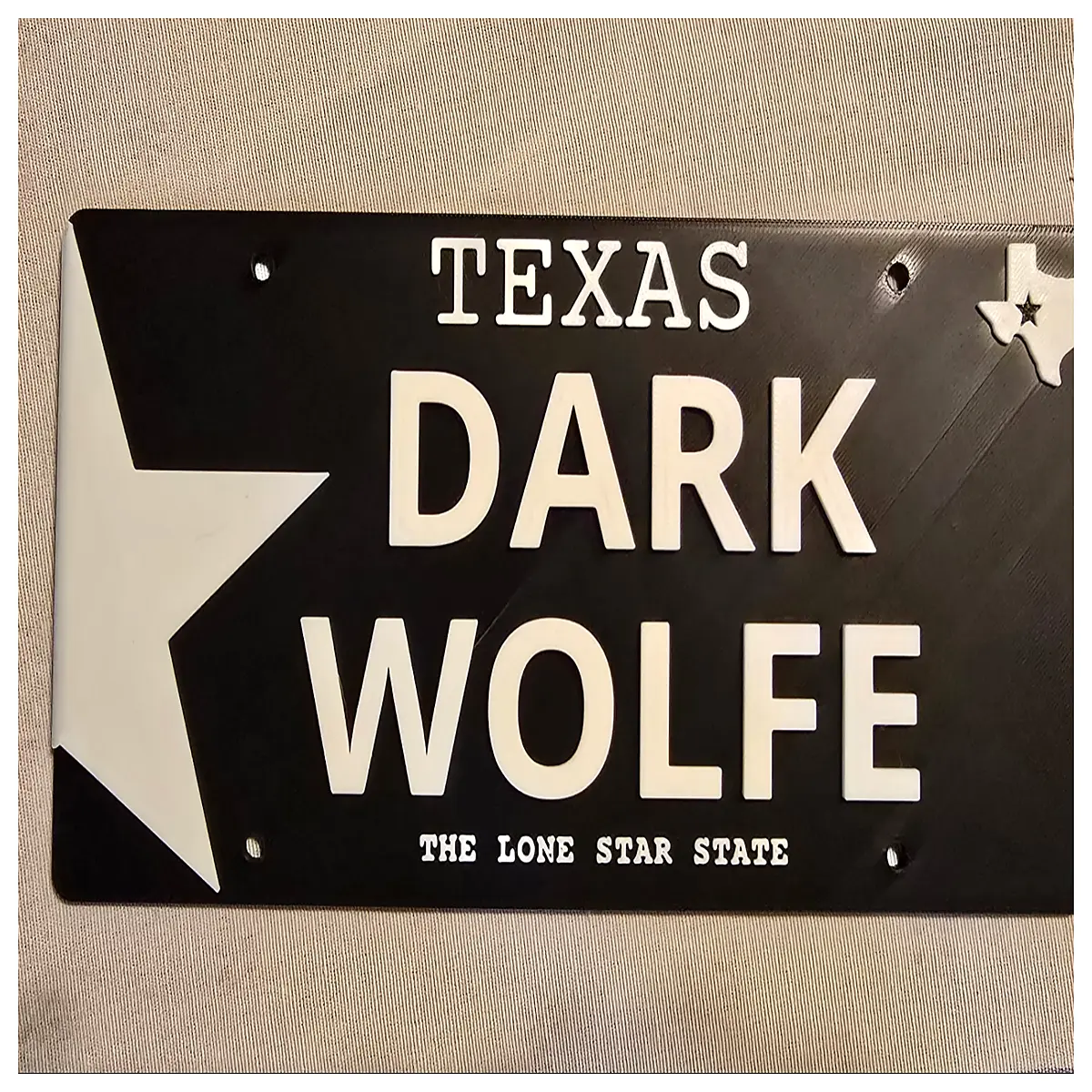 texas license plate frame duty black matte with state flag design universal fit for cars trucks suvs
