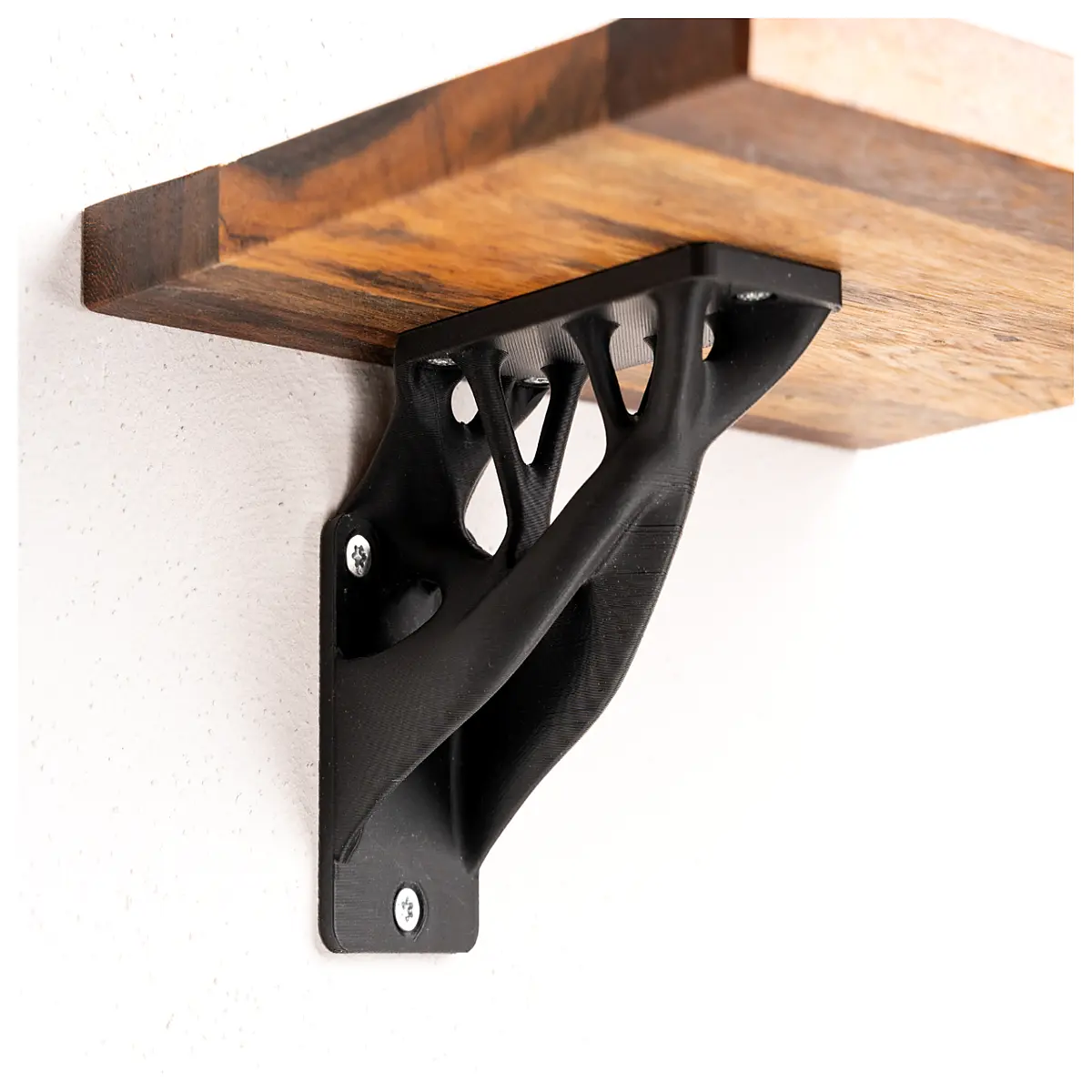 mid range topology optimized storage shelf brackets duty wall mounted organizer supports