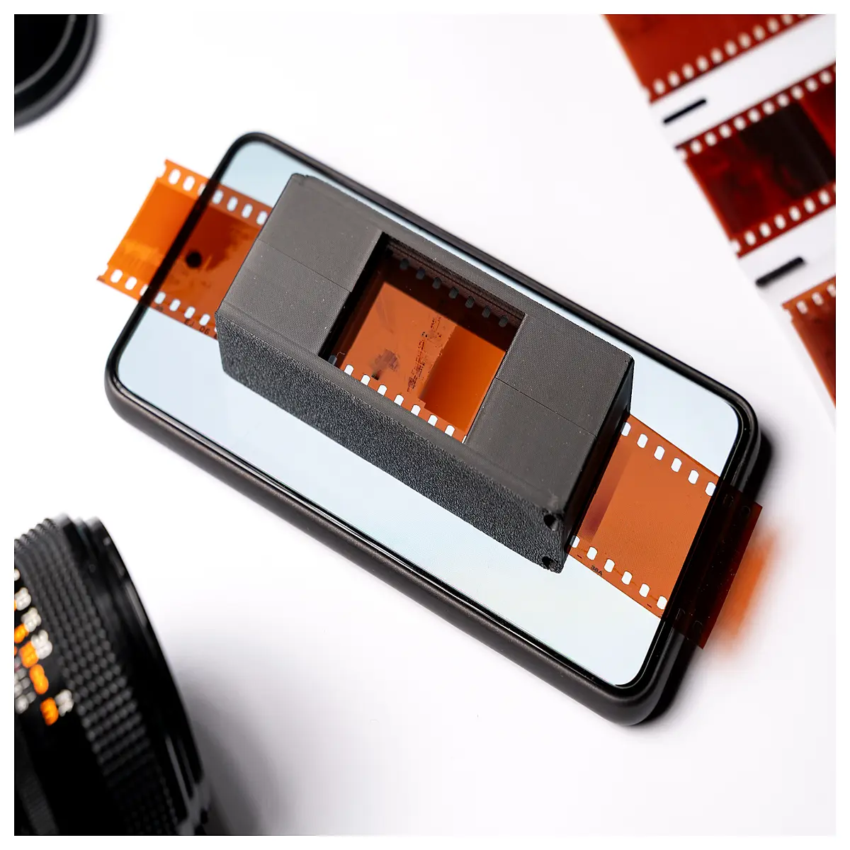 35mm film slide holder for projector archival storage box with 40 slots plastic viewer frame for vintage photography slides