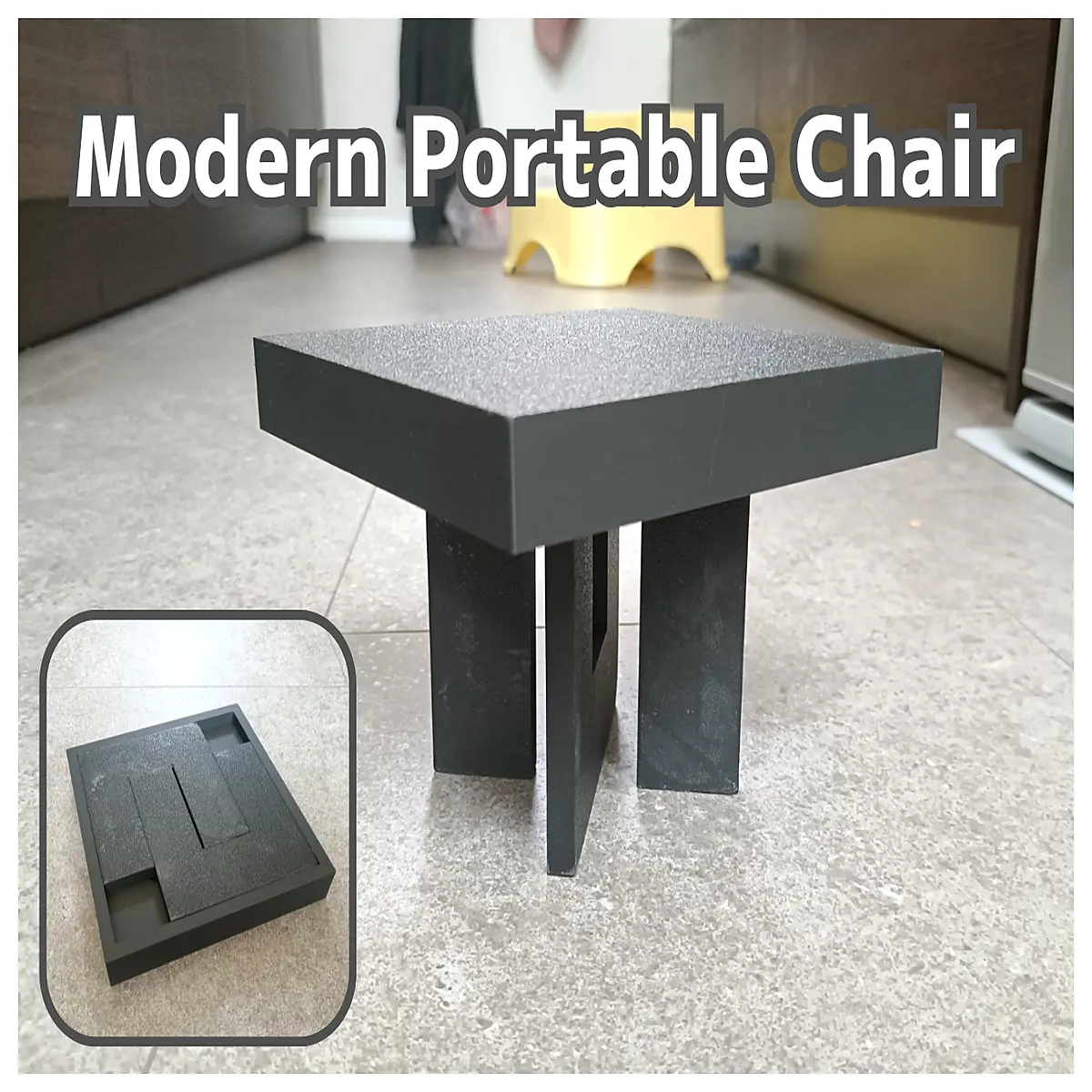 foldable camping stool lightweight portable seat for hiking travel outdoor events beach