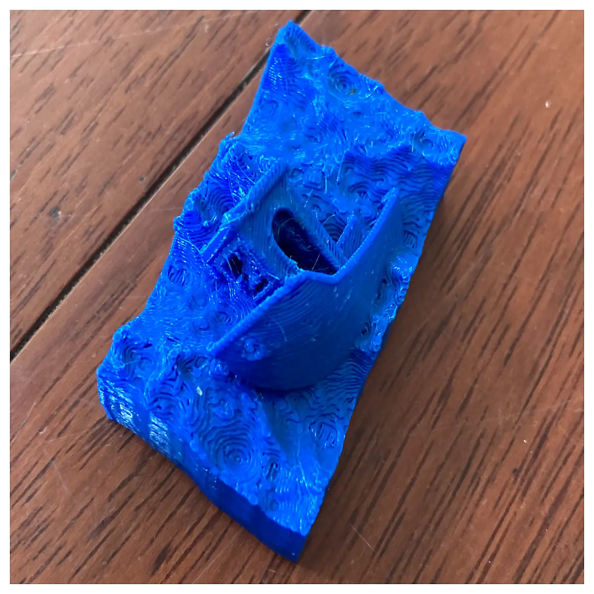 printed benchy mini boat for calibration test print quality check filament troubleshooting