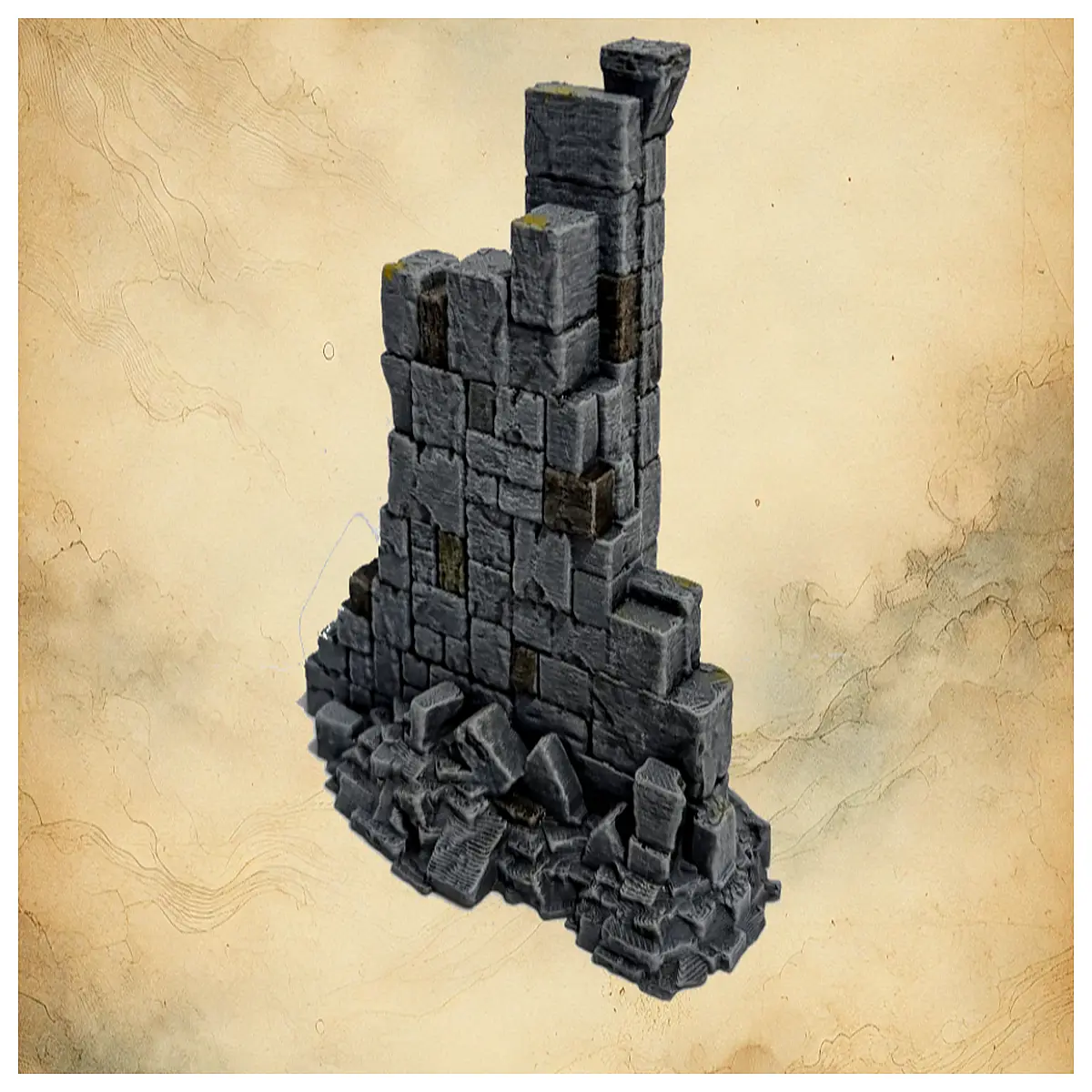 abandoned ruins v3 prop haunted house decoration spooky scenery backdrop