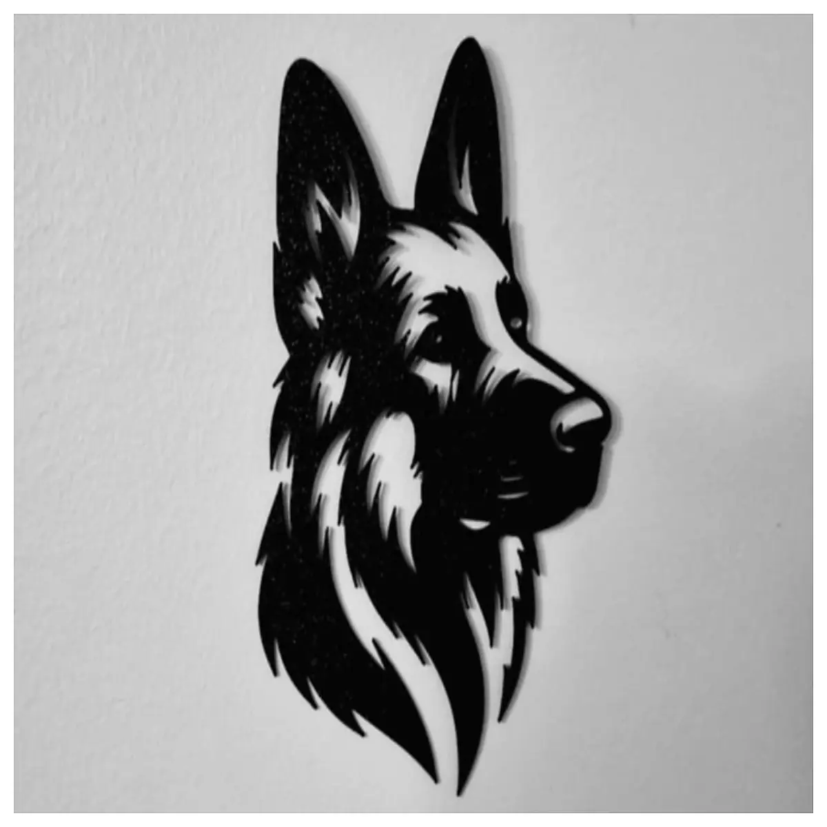 german shepherd dog 2d wall mural vinyl decal living room bedroom decor animal print
