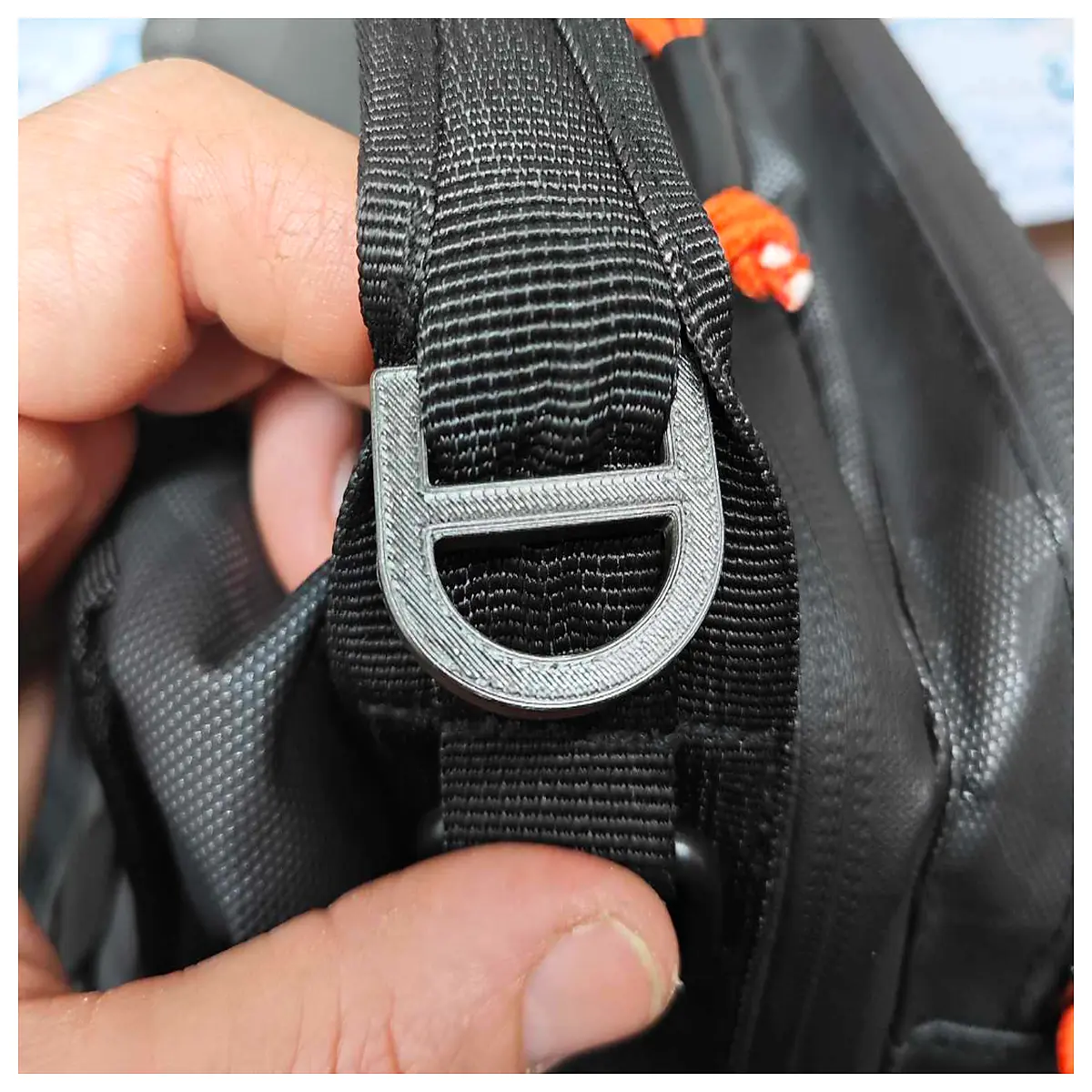 25mm low profile molle d ring buckle tactical gear strap fastener duty webbing hardware